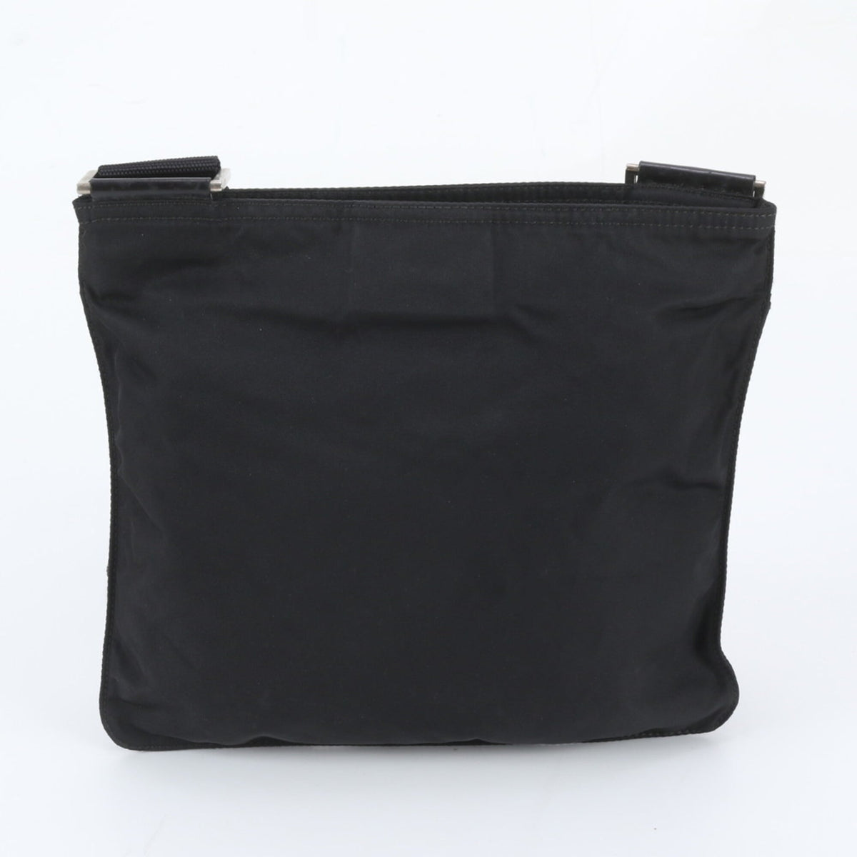 Prada Black Leather Nylon Shoulder Bag (Pre-Owned)