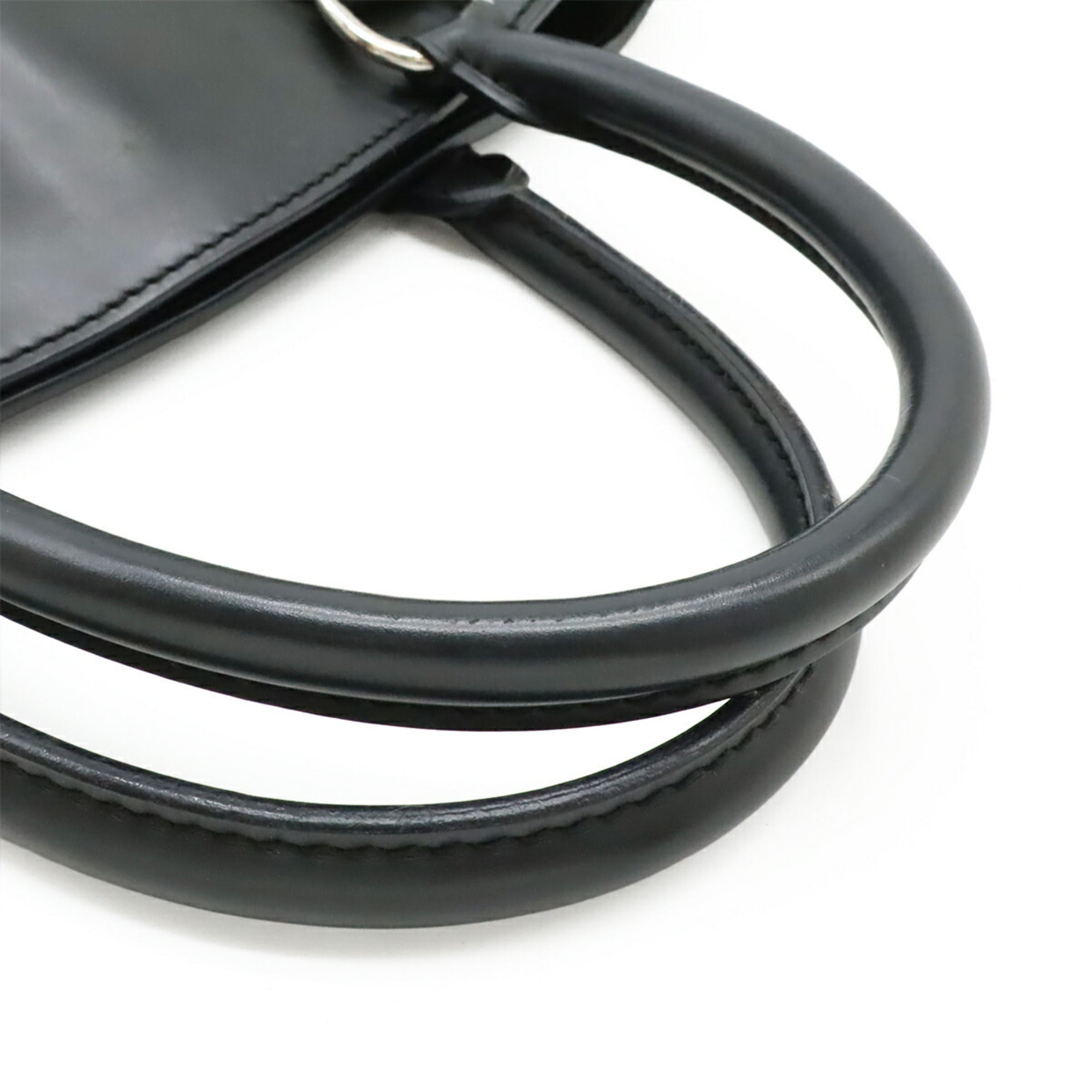 Louis Vuitton Noir Epi Leather Handbag Shoulder Bag Tote Bag (Pre-Owned)