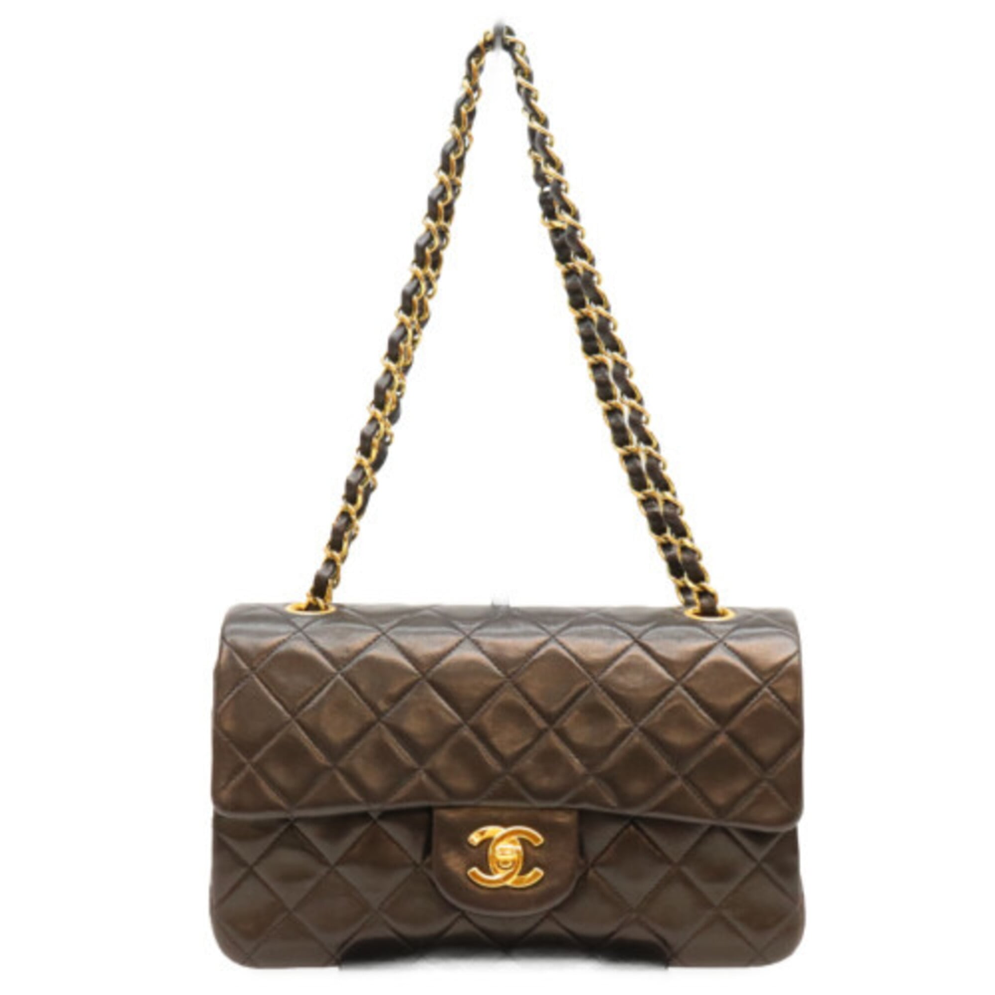 Chanel Black Leather Shoulder Bag (Pre-Owned)