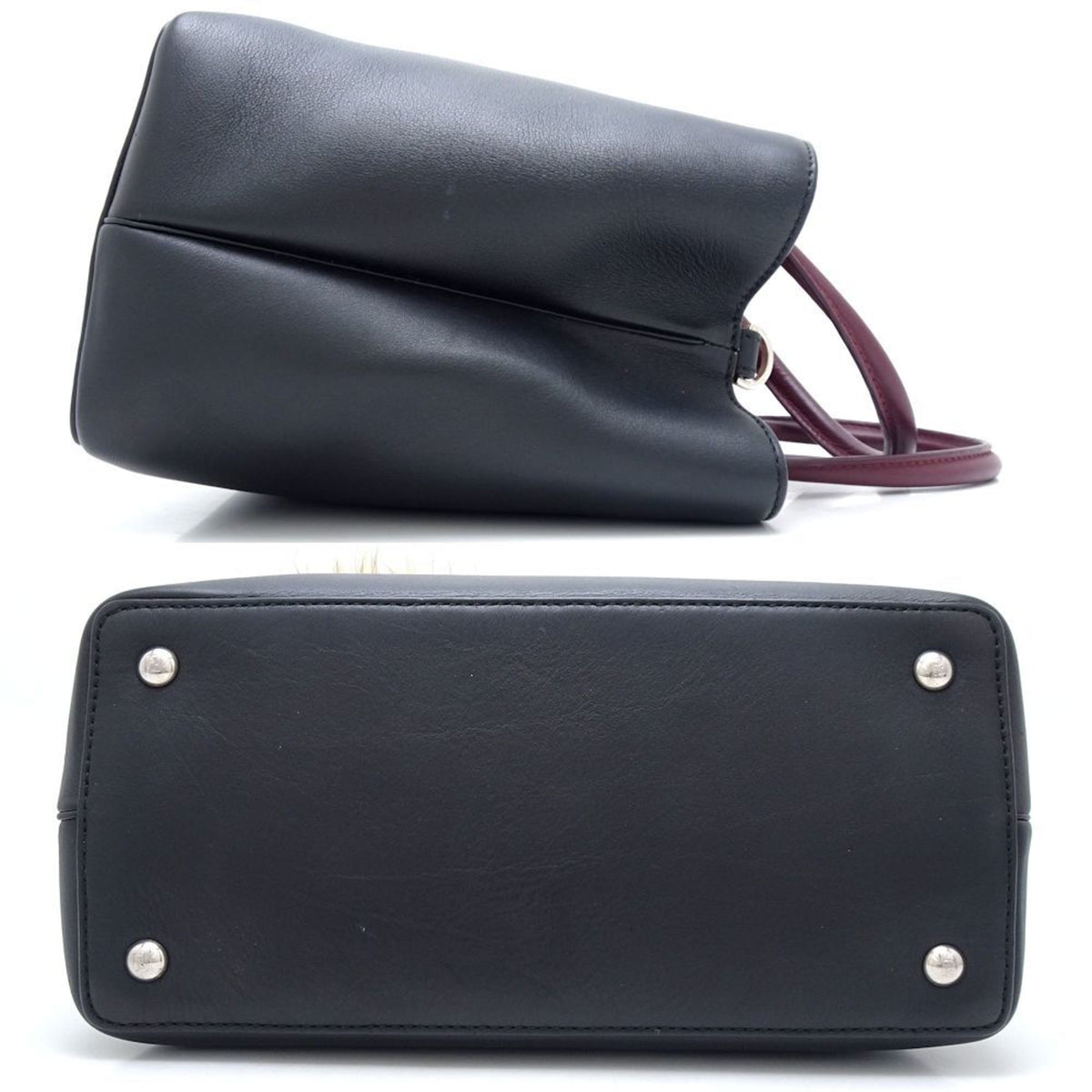 Fendi Black Leather Handbag (Pre-Owned)
