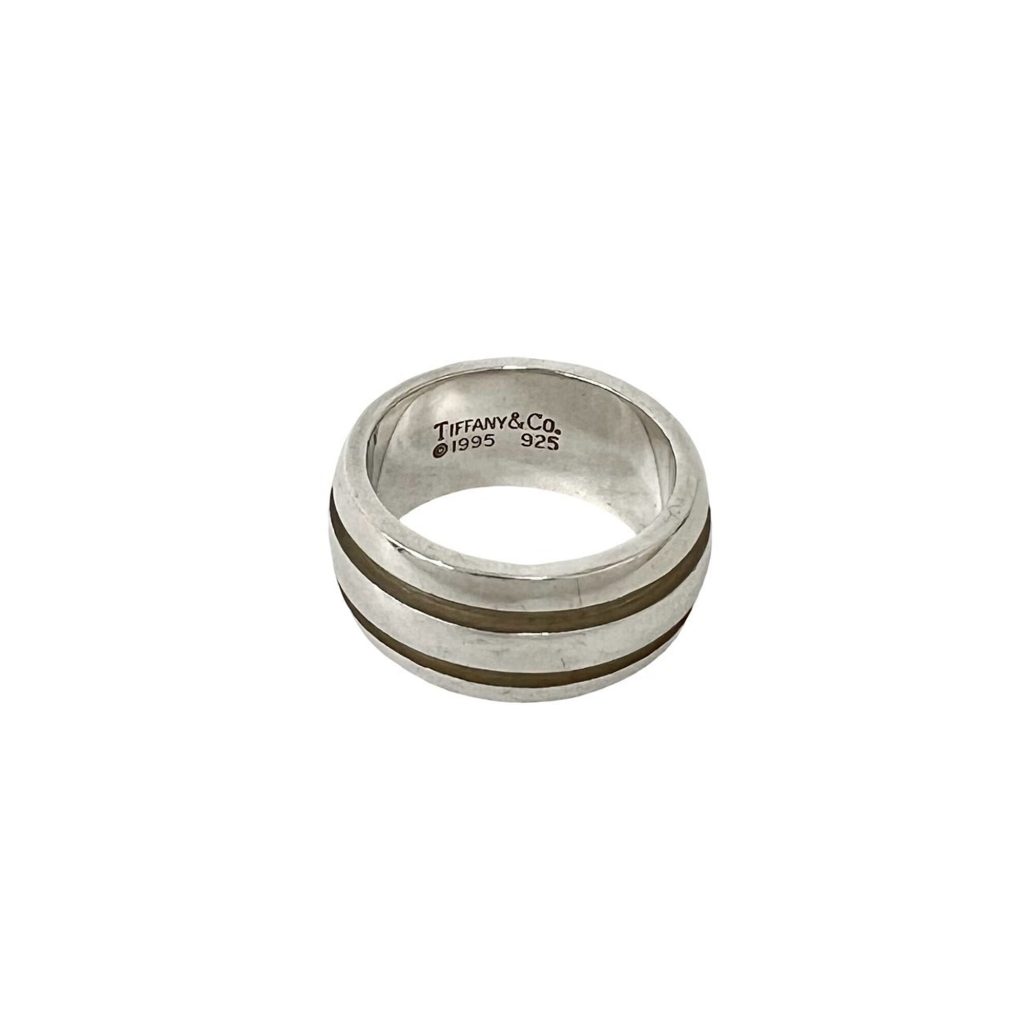 Tiffany Silver Silver 925 Band Ring (Pre-Owned)