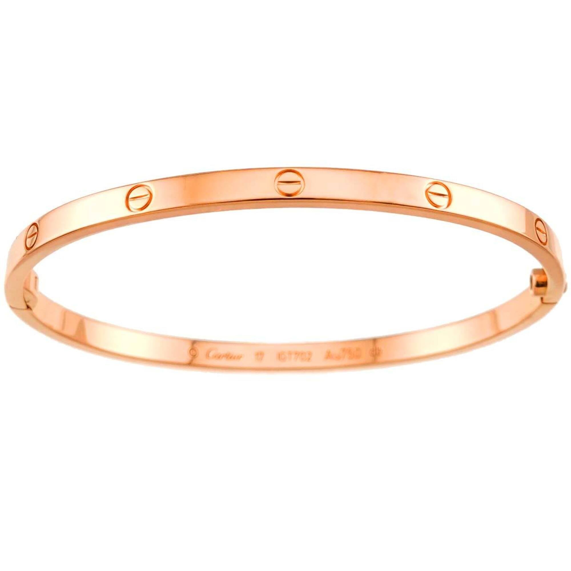 Cartier Love Pink Charm Bracelet (Pre-Owned)