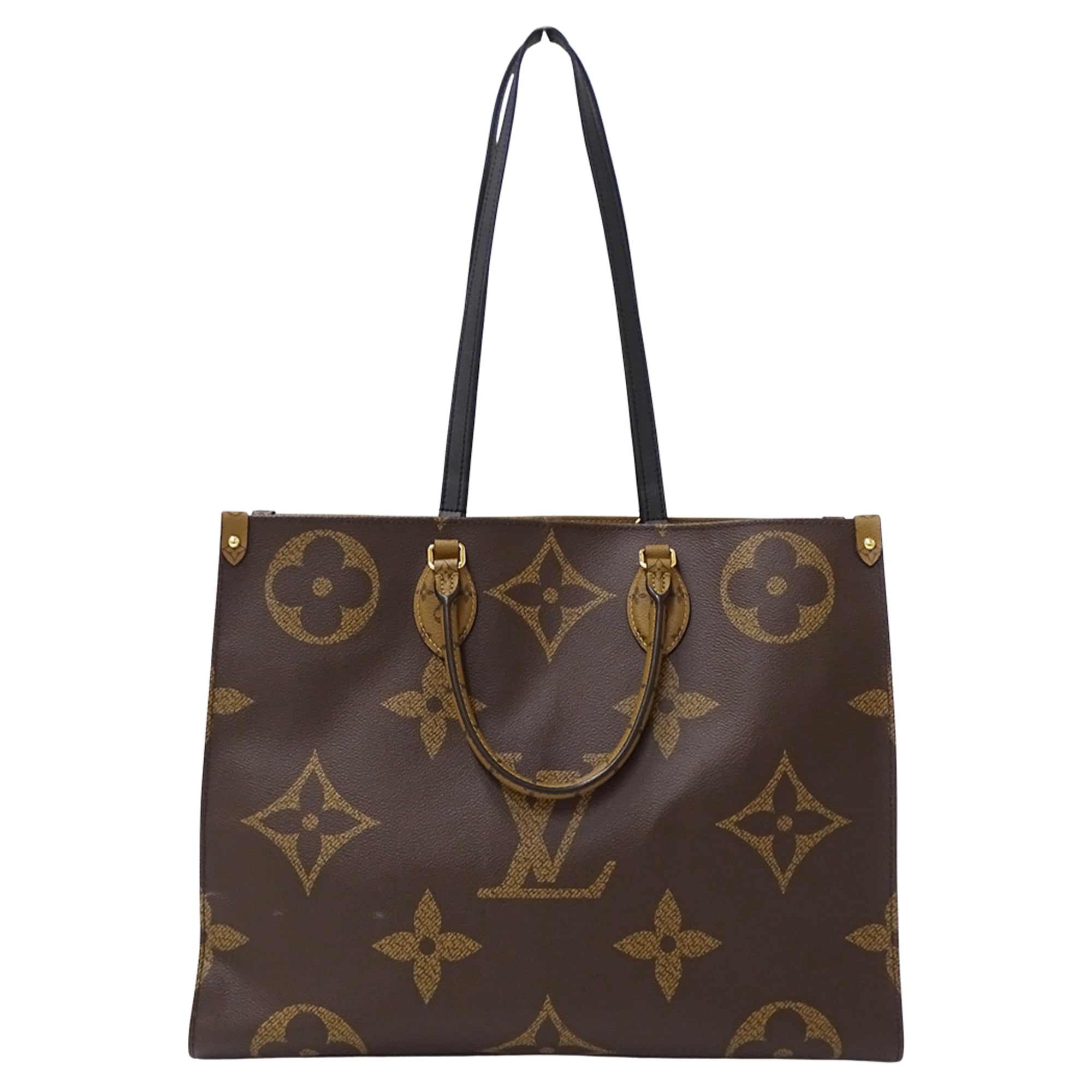 Louis Vuitton Monogram Monogram Reverse Monogram Canvas Handbag Shoulder Bag Tote Bag (Pre-Owned)