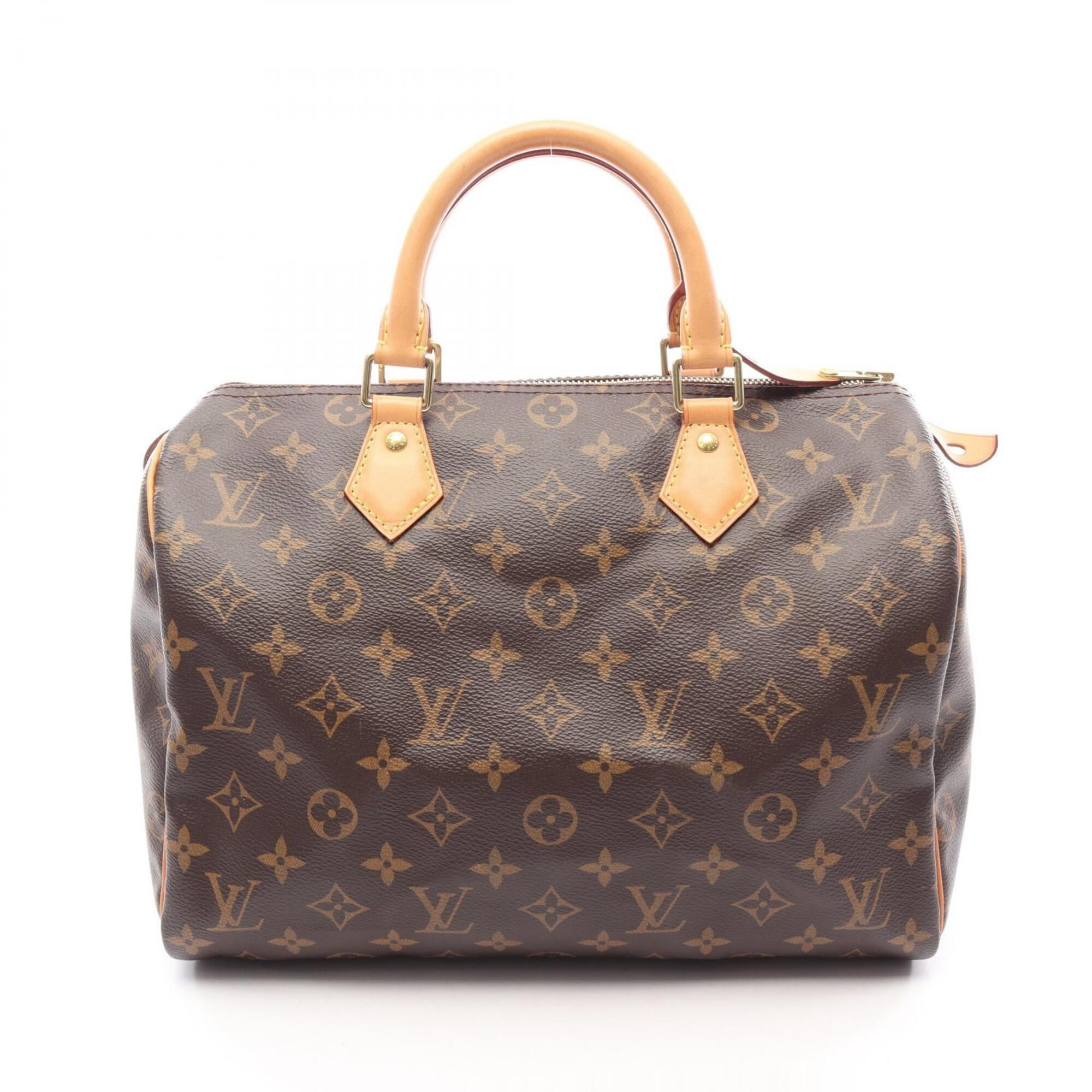 Louis Vuitton Brown Monogram Leather Handbag (Pre-Owned)