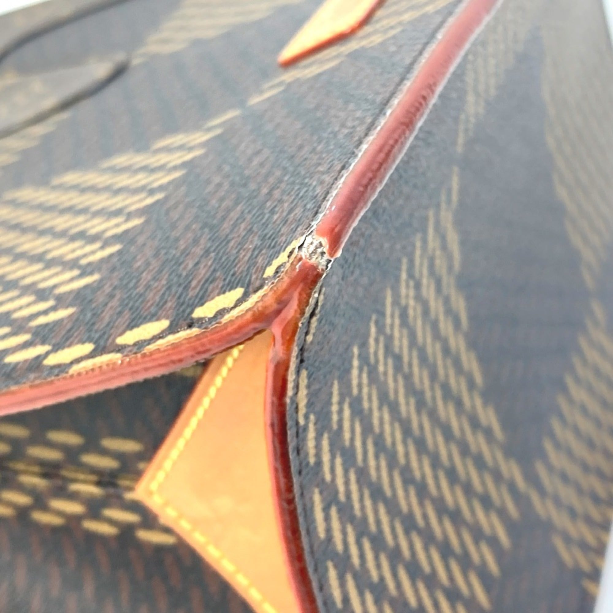 Louis Vuitton Brown Damier Canvas Damier Canvas Shoulder Bag Tote Bag (Pre-Owned)