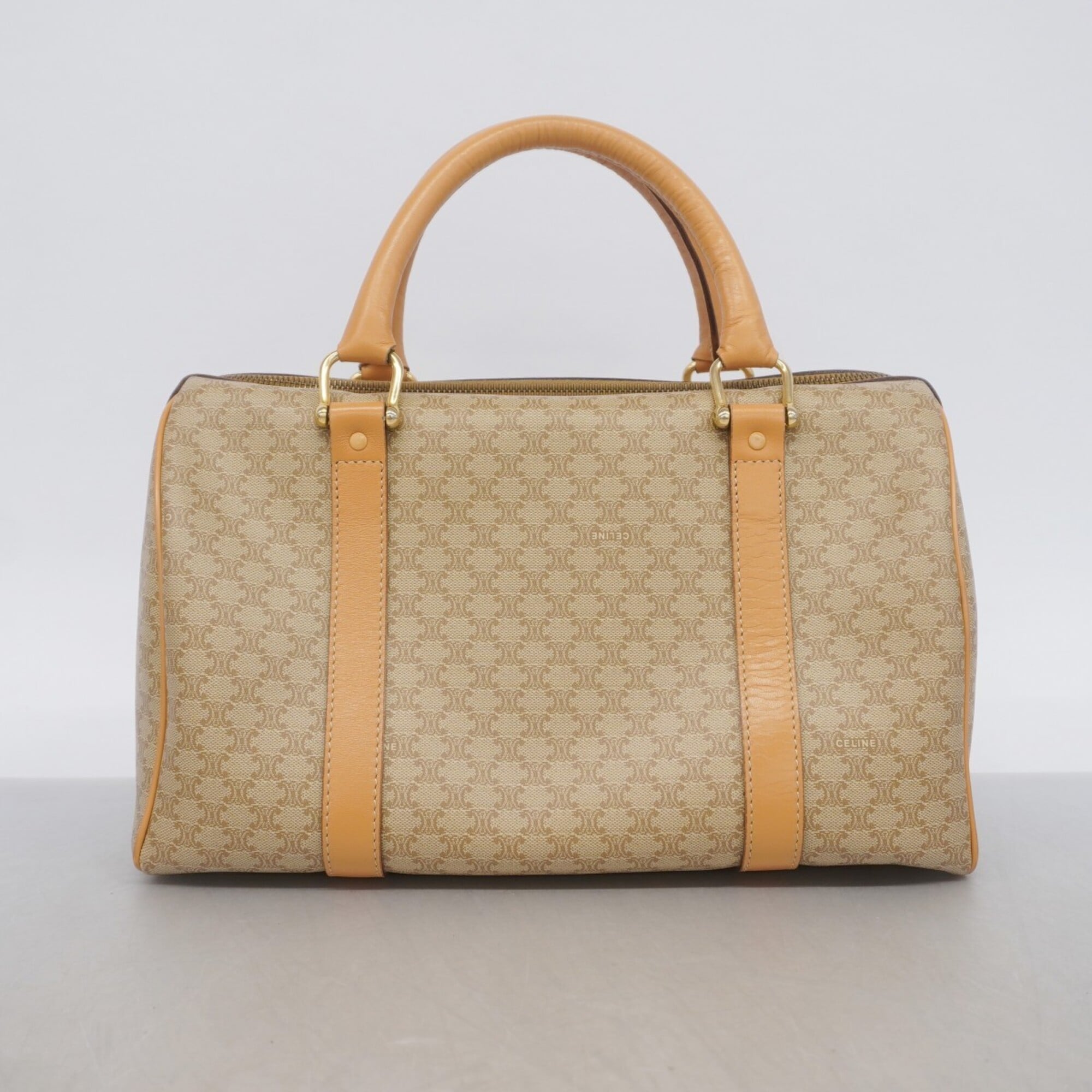 Celine Beige Pvc Handbag (Pre-Owned)