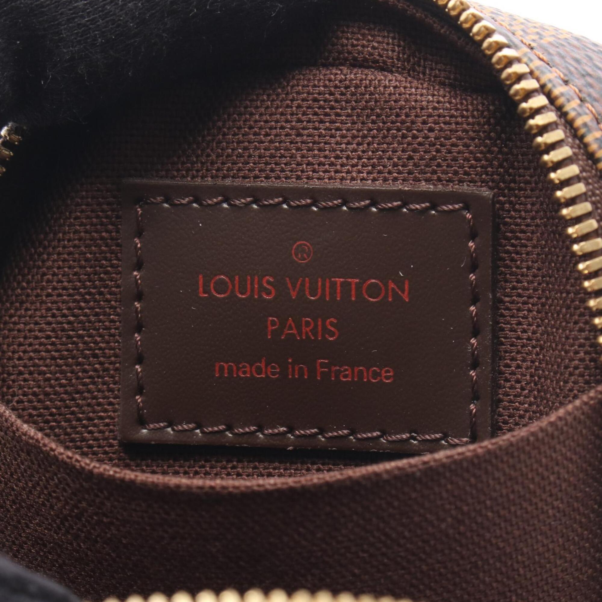 Louis Vuitton Brown Damier Canvas Pvc Leather Handbag (Pre-Owned)