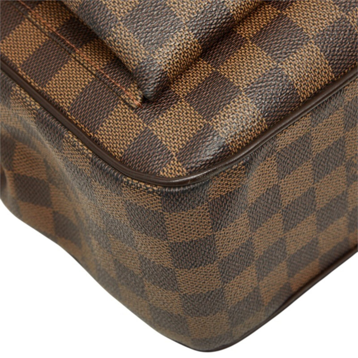 Louis Vuitton Brown Pvc Leather Shoulder Bag Tote Bag (Pre-Owned)