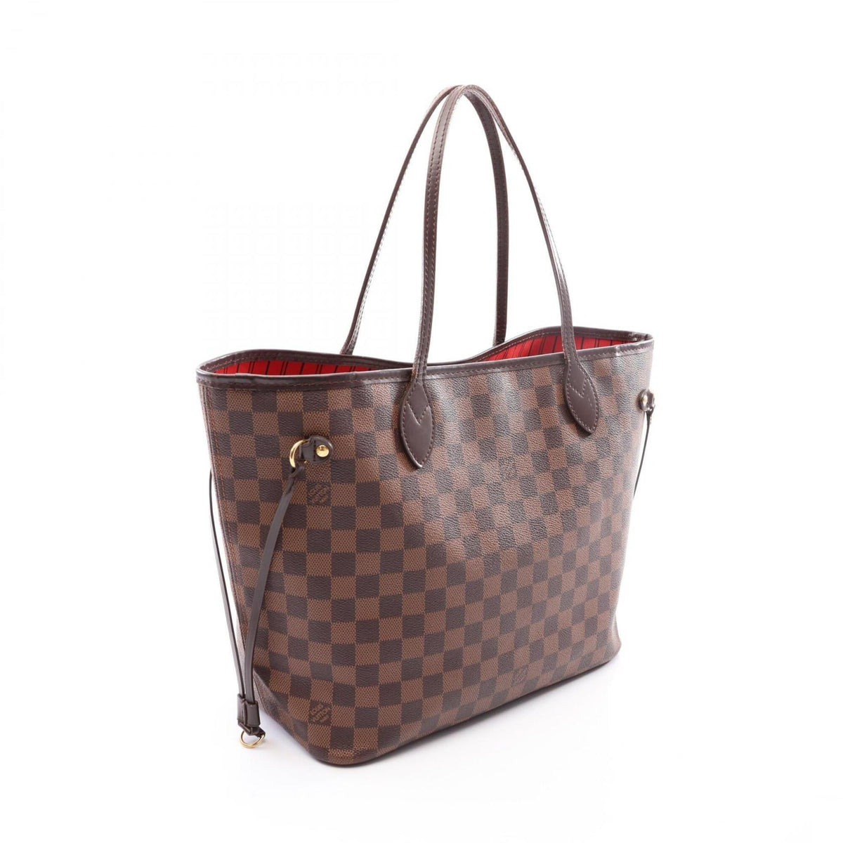 Louis Vuitton Damier Brown Coated Canvas Leather Tote Bag (Pre-Owned)