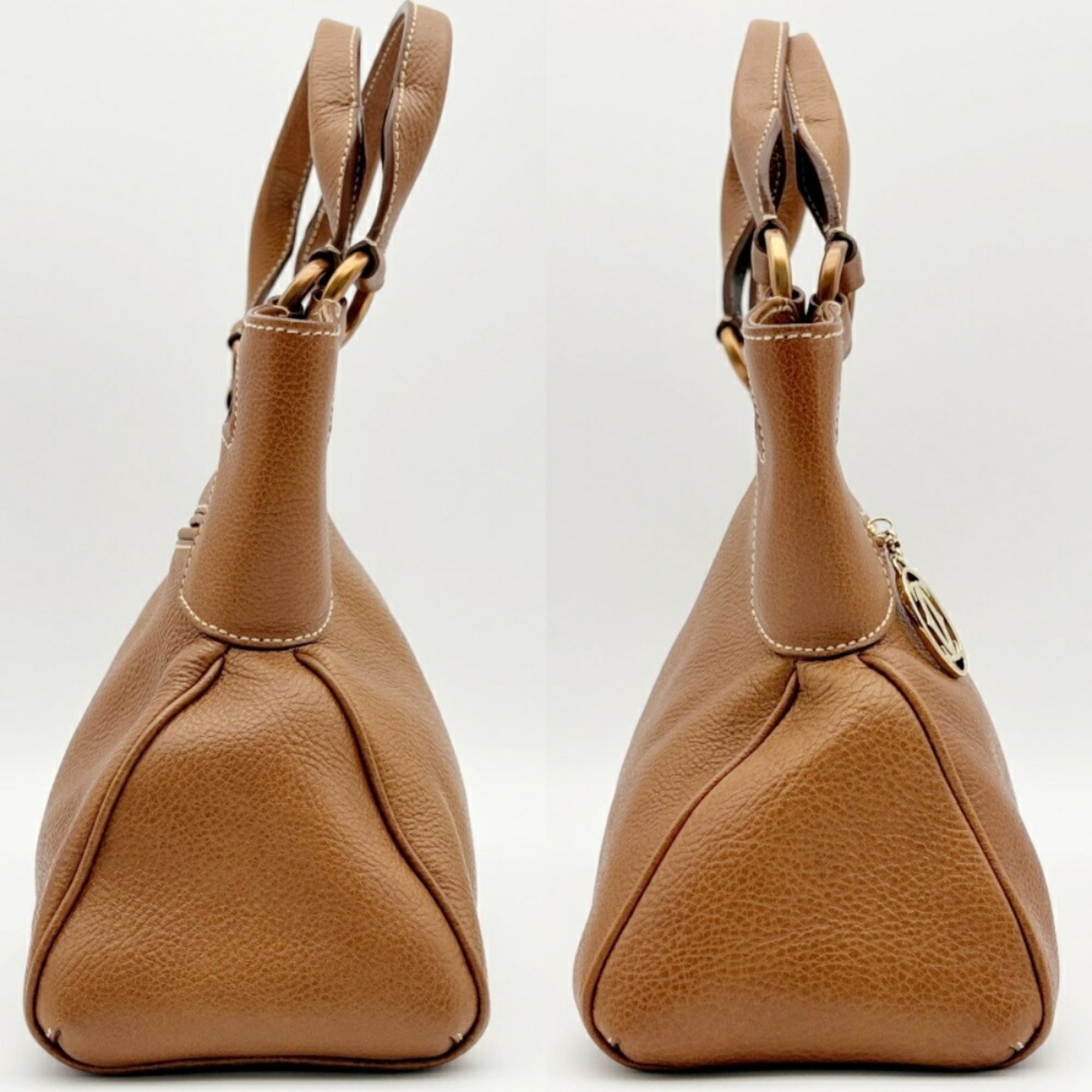Cartier Brown Leather Tote Bag (Pre-Owned)