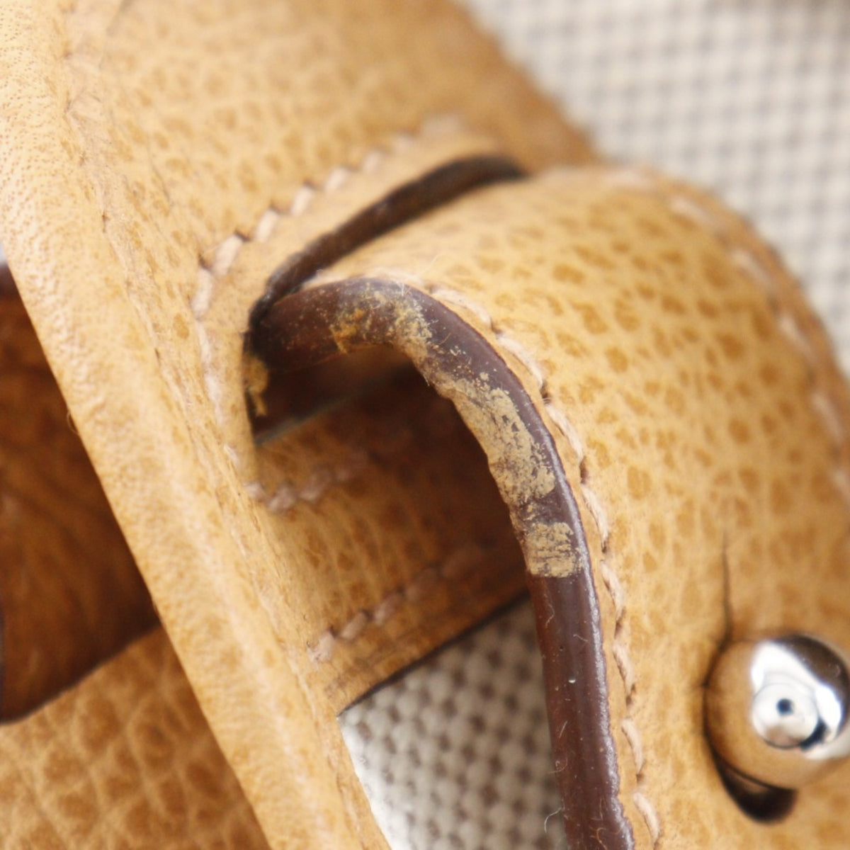 Hermes Brown Toile H Shoulder Bag (Pre-Owned)