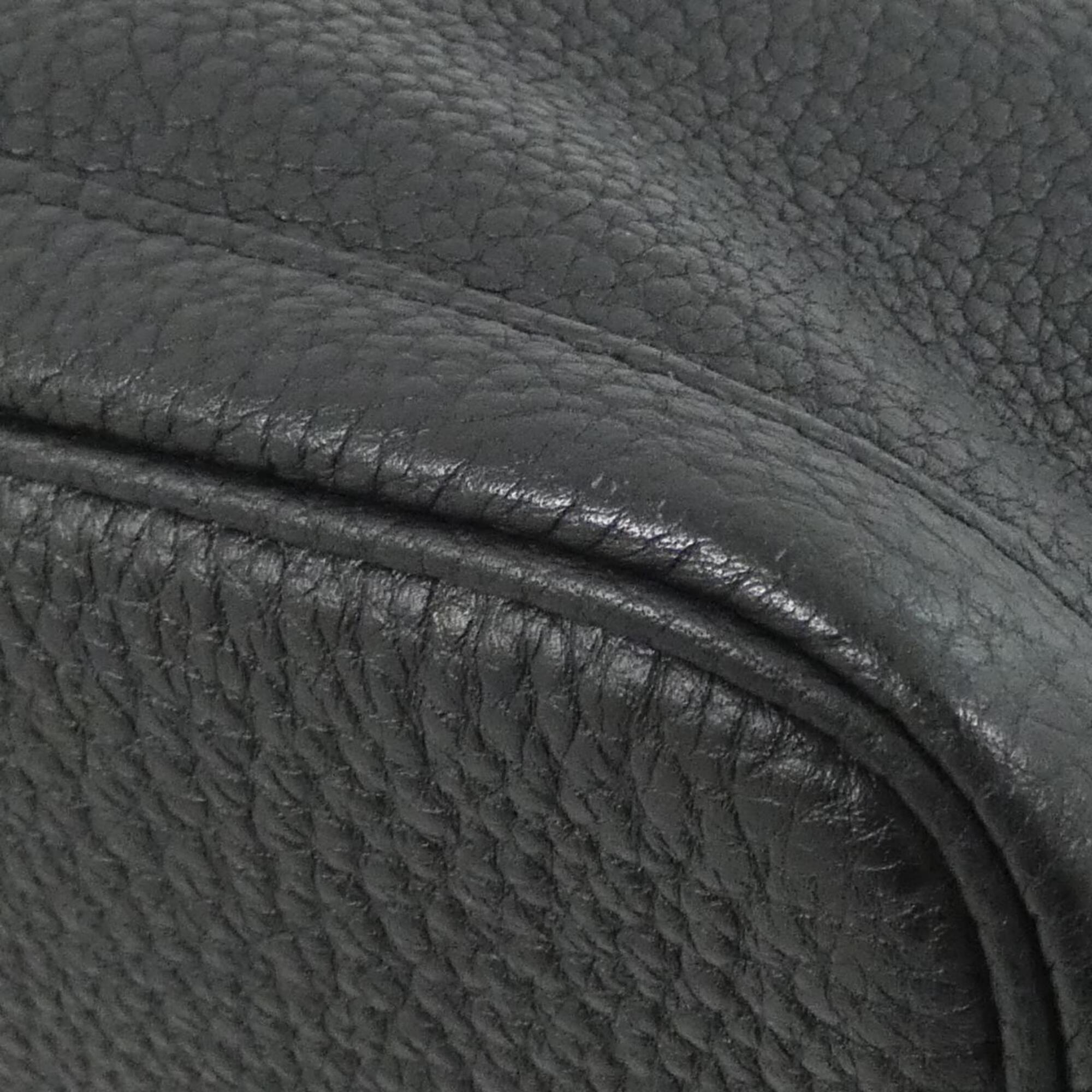 Hermes Black Negonda Leather Handbag (Pre-Owned)