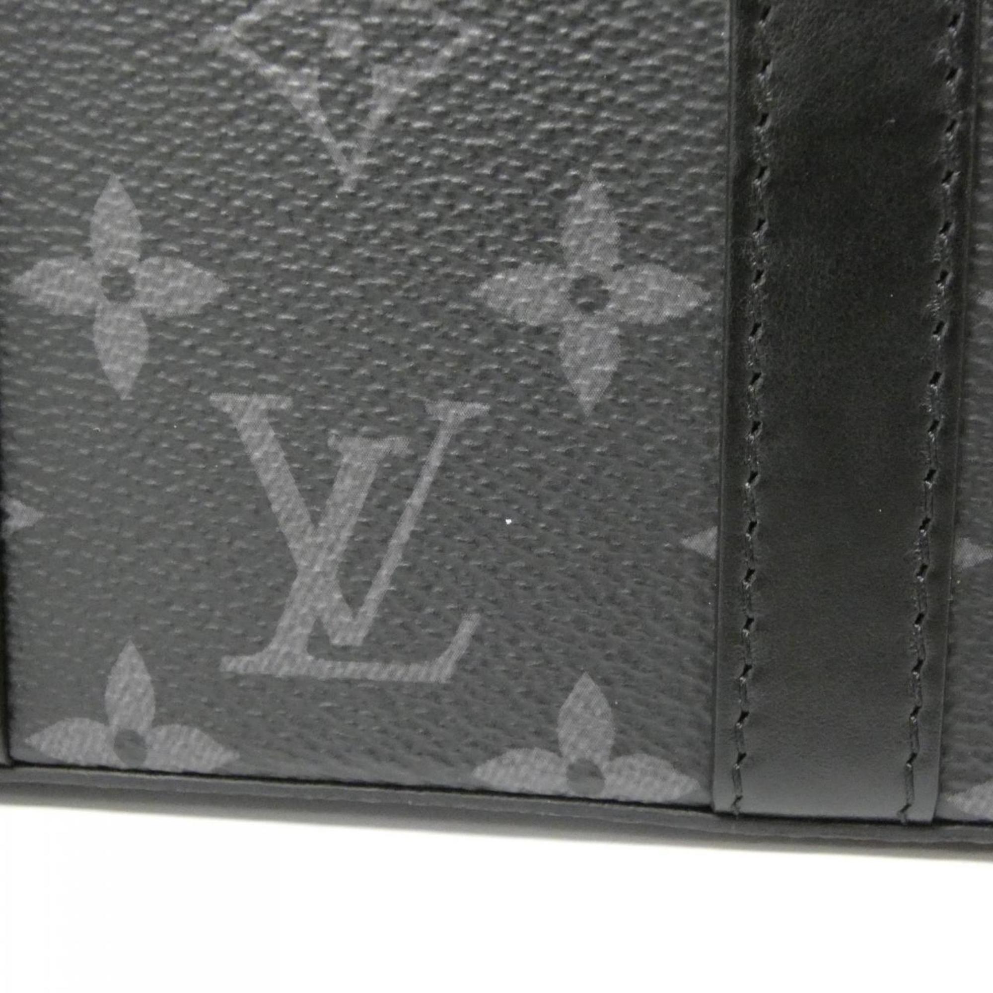 Louis Vuitton Black Coated Canvas Shoulder Bag (Pre-Owned)