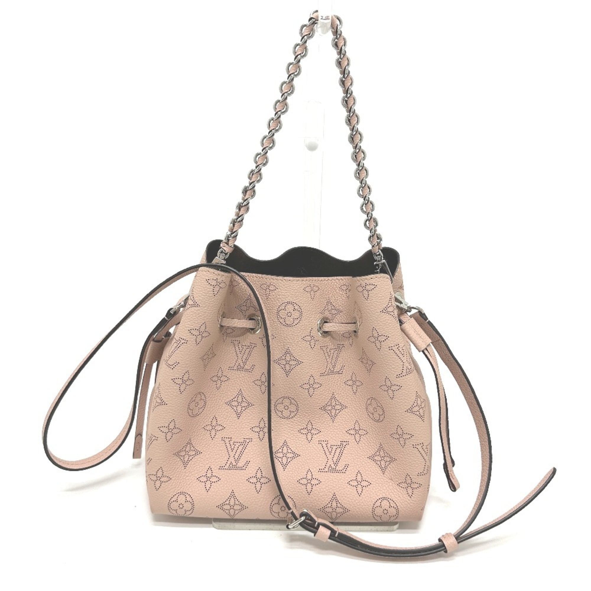Louis Vuitton Mahina Magnolia Pink Mahina Leather Shoulder Bag (Pre-Owned)