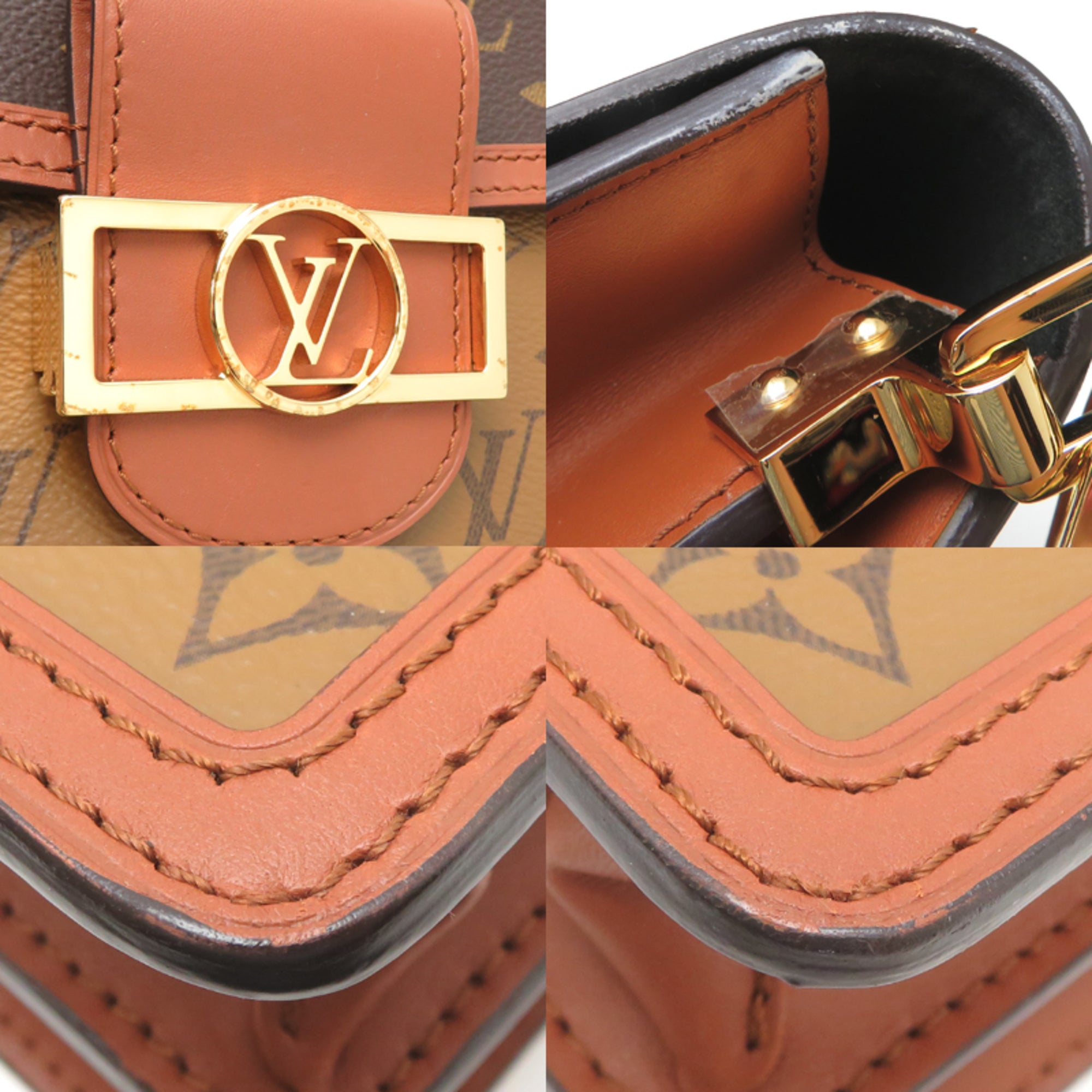 Louis Vuitton Brown Monogram Reverse Shoulder Bag (Pre-Owned)