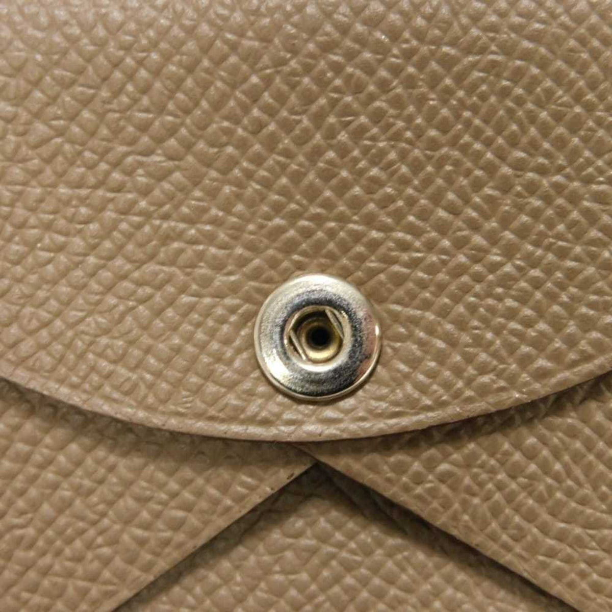 Hermes Etoupe Gray Grayish Epsom Leather Coin Purse/Coin Case (Pre-Owned)