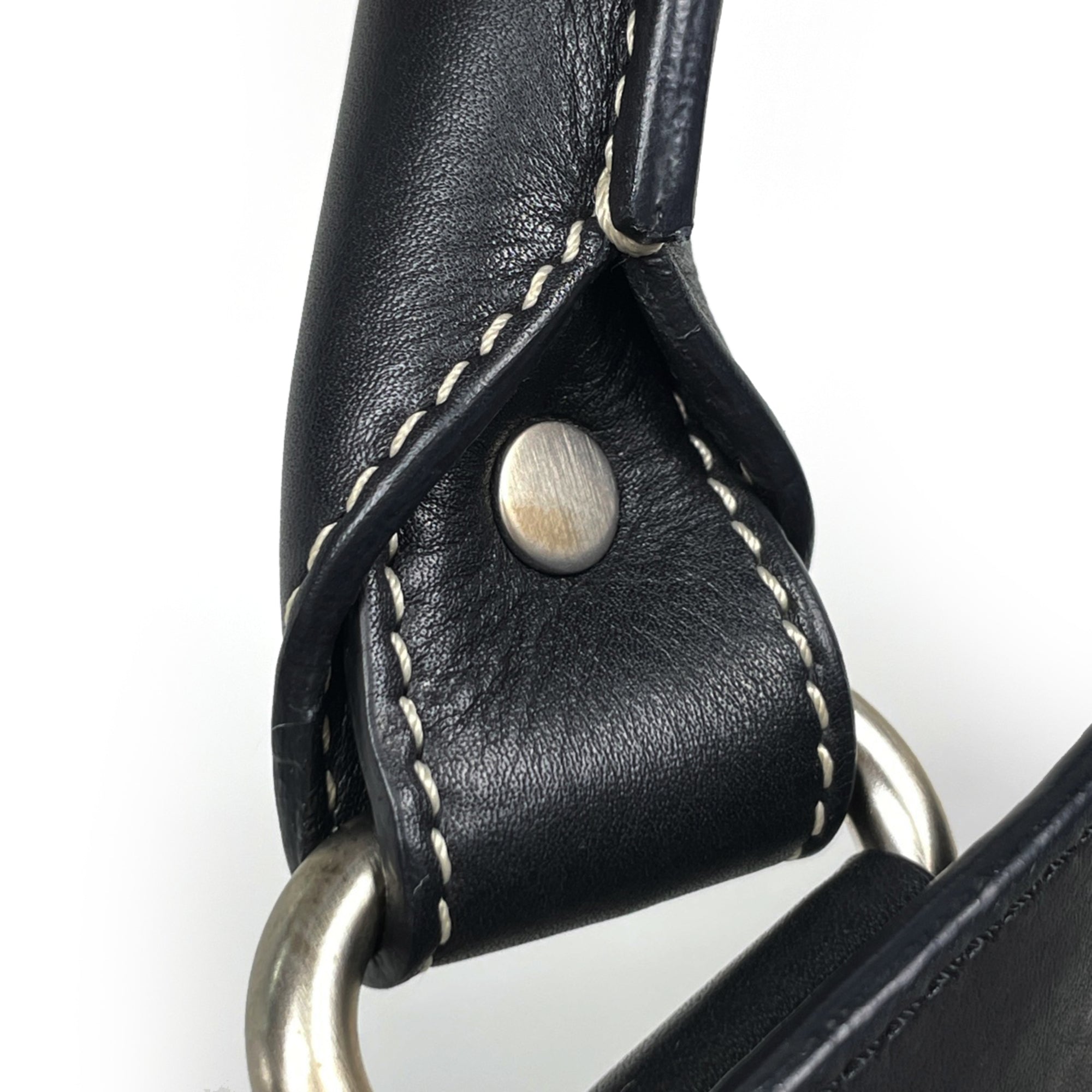 Celine Boogie Black Leather Handbag (Pre-Owned)