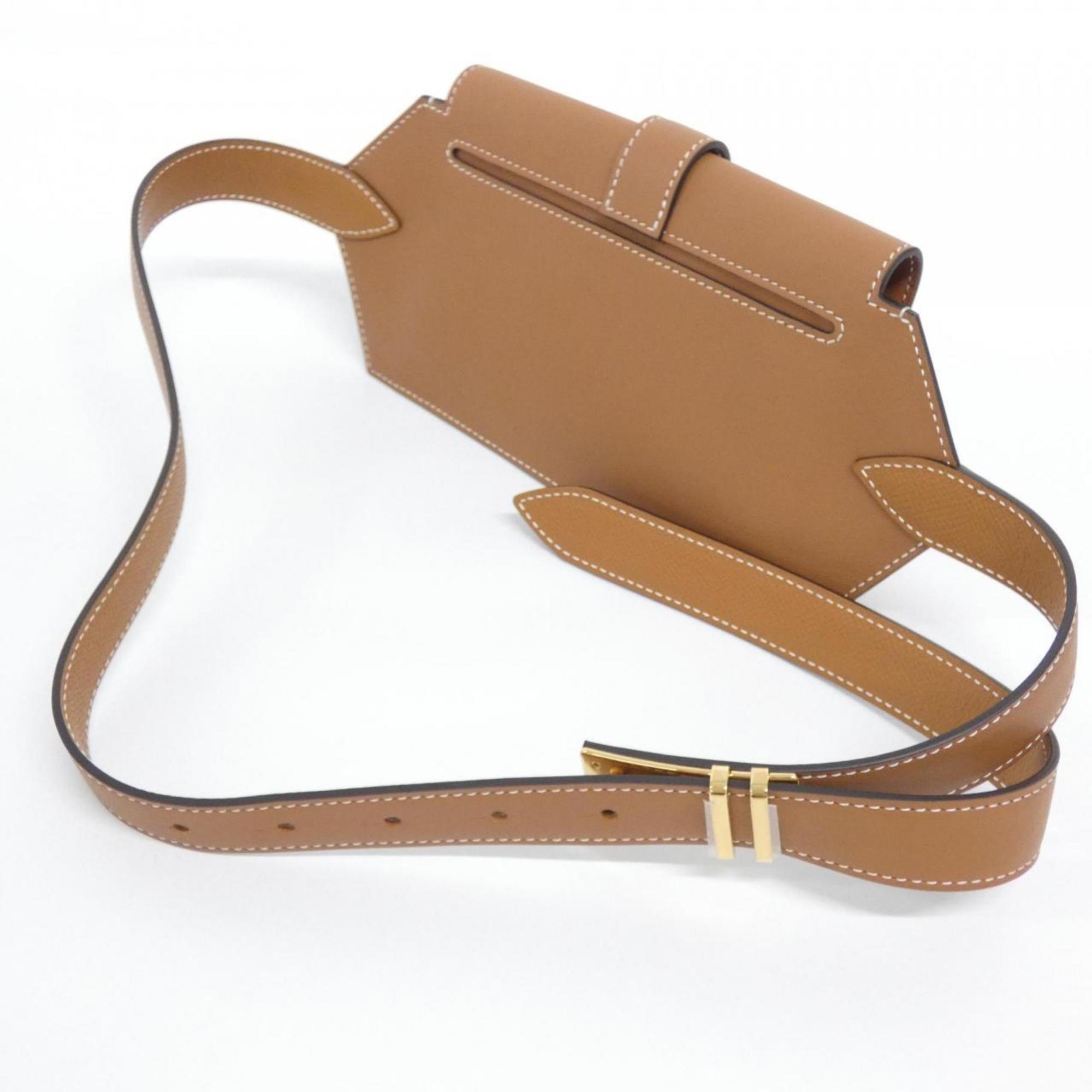 Hermes Gold Swift Leather Fanny Pack (Pre-Owned)