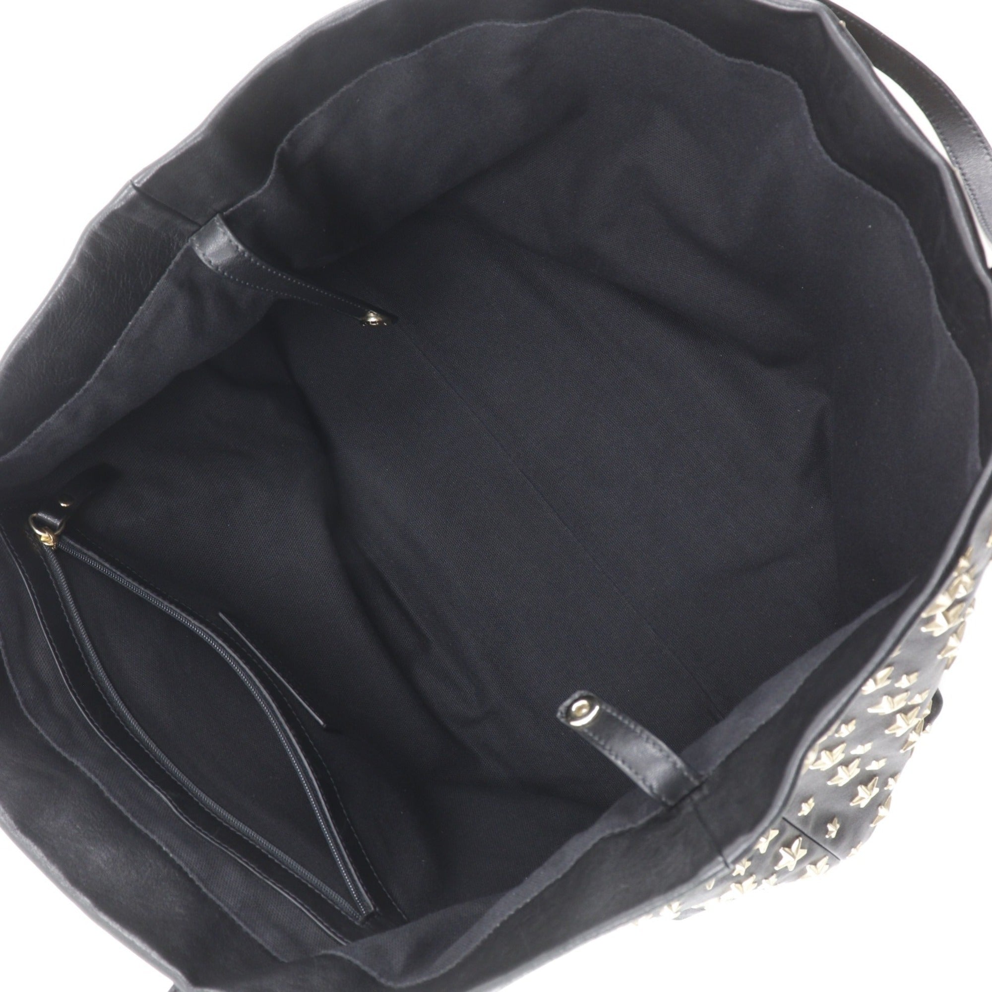 Jimmy Choo Black Leather Tote Bag (Pre-Owned)