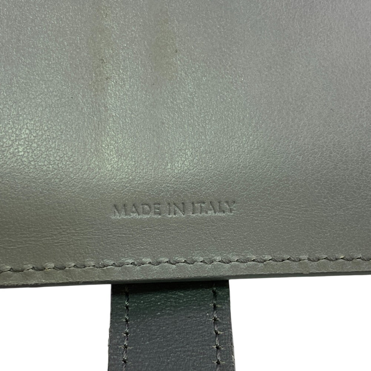 Celine Gray Leather Wallet (Bi-Fold) (Pre-Owned)