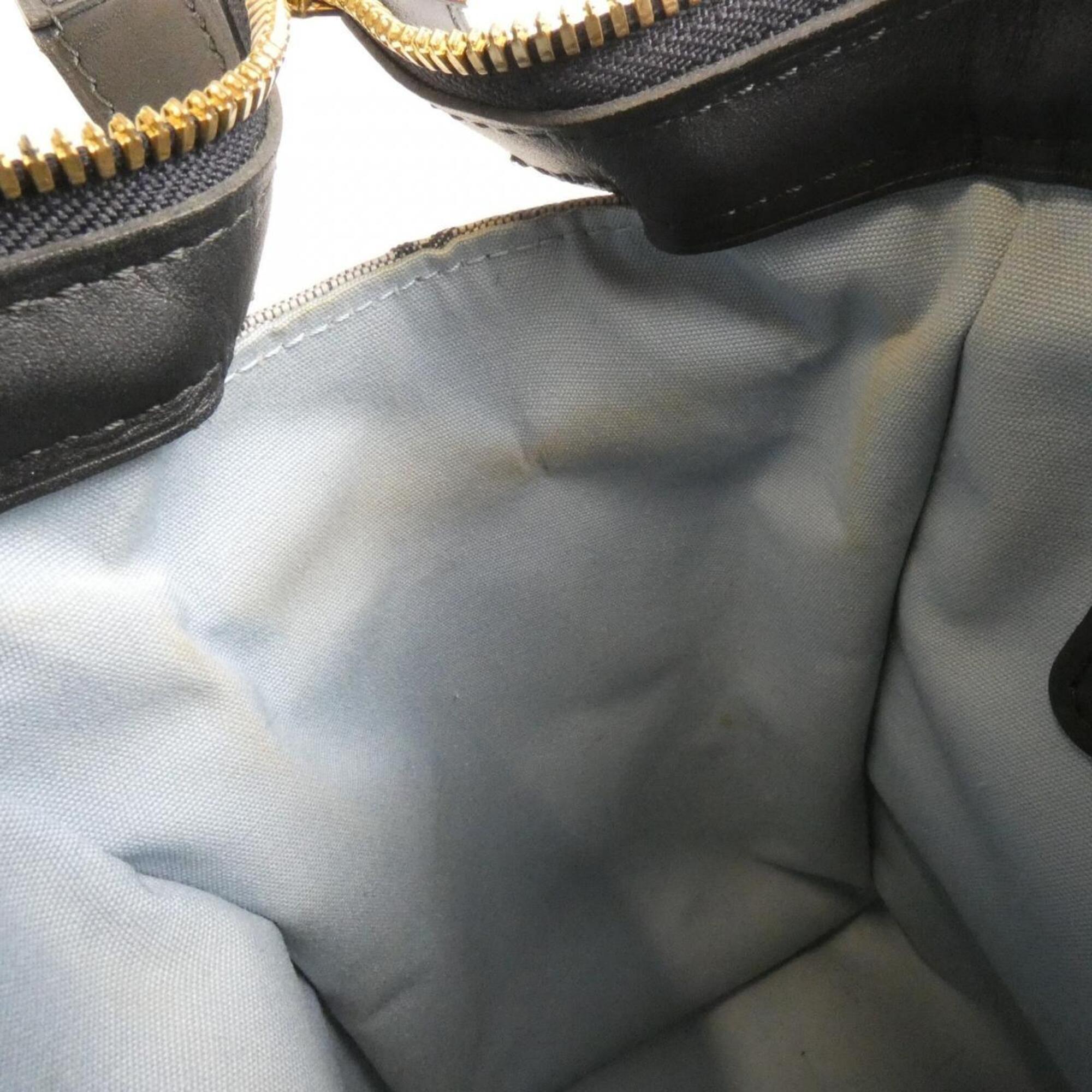 Louis Vuitton Blue Canvas Handbag (Pre-Owned)