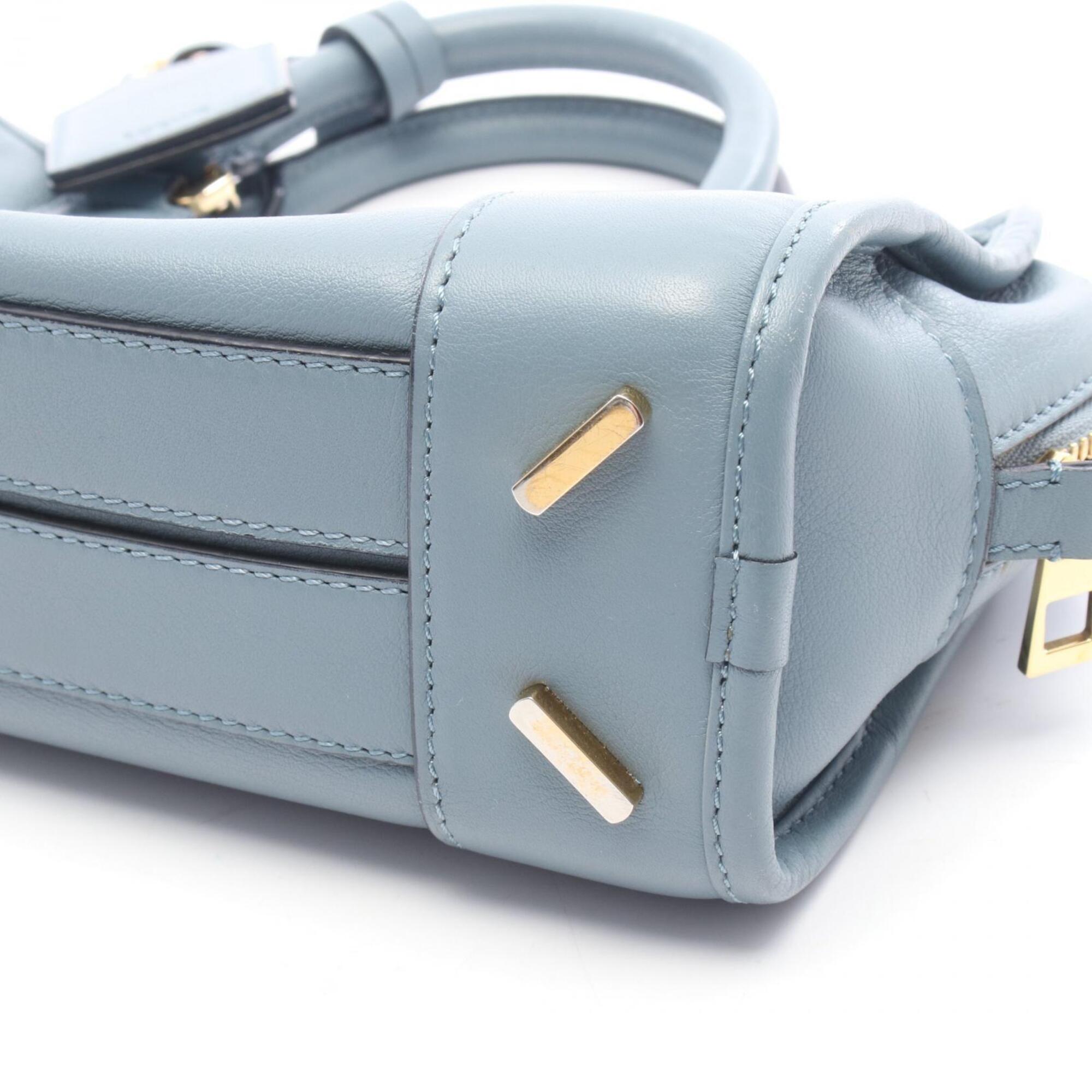 Loewe Blue Leather Handbag (Pre-Owned)