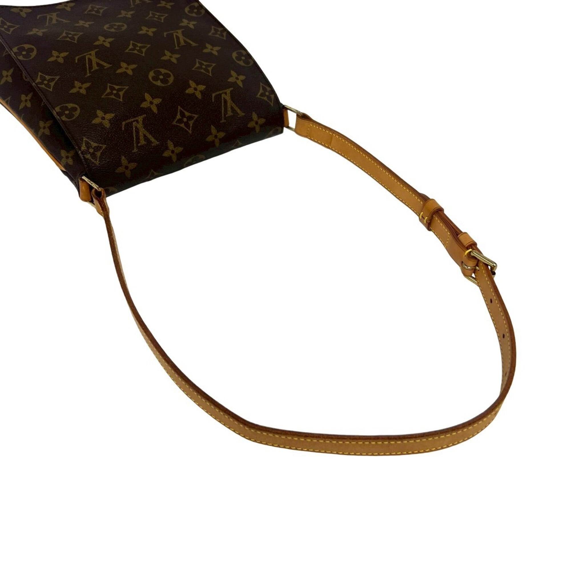 Louis Vuitton Brown Leather Pvc Shoulder Bag (Pre-Owned)