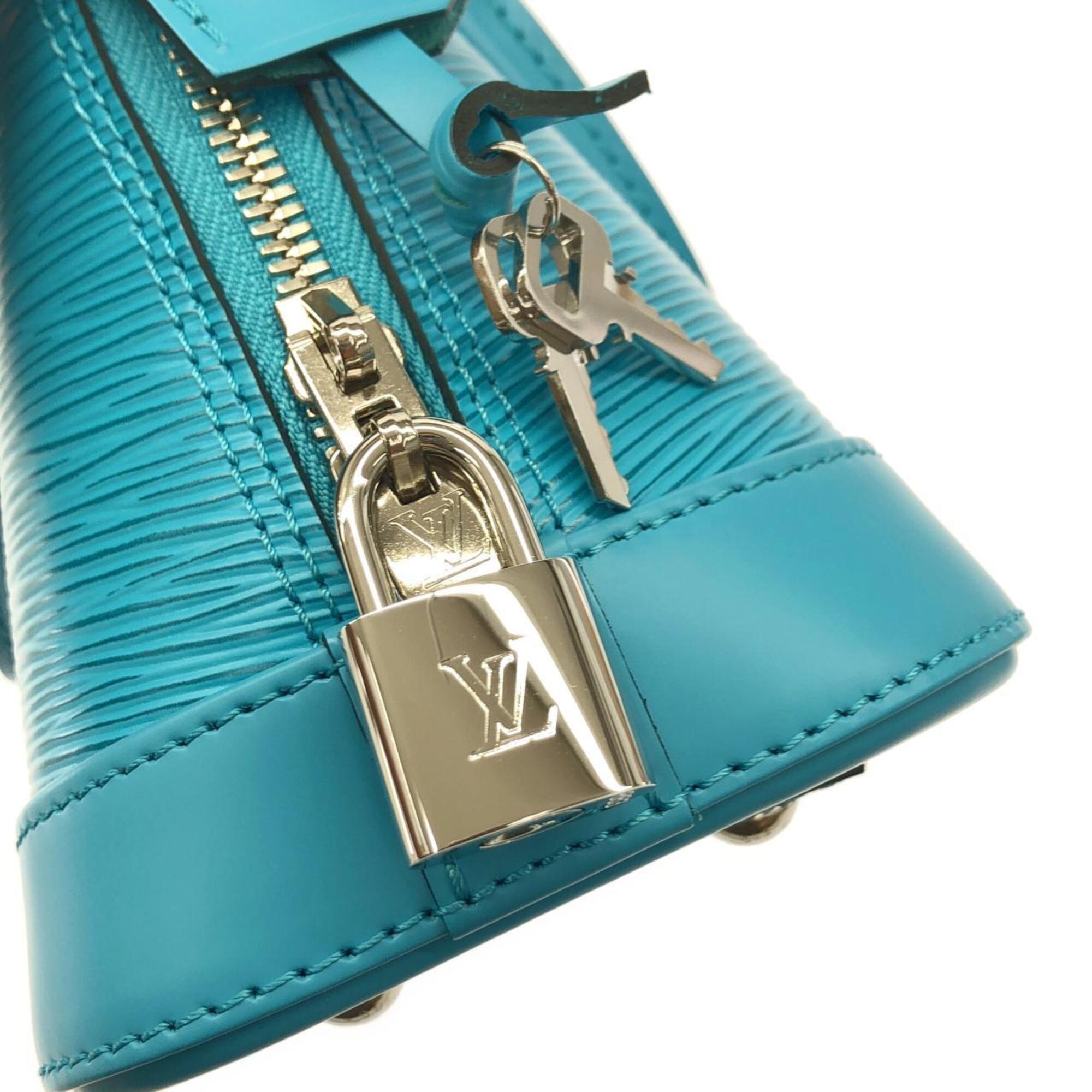 Louis Vuitton Turquoise Leather Handbag (Pre-Owned)