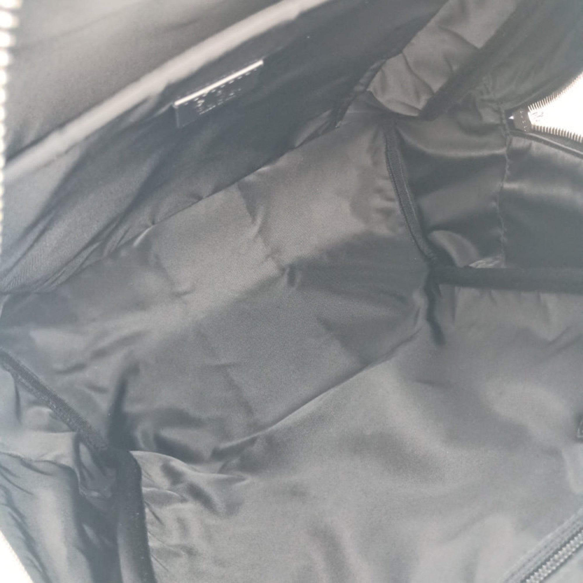 Gucci Black Canvas Leather Backpack (Pre-Owned)