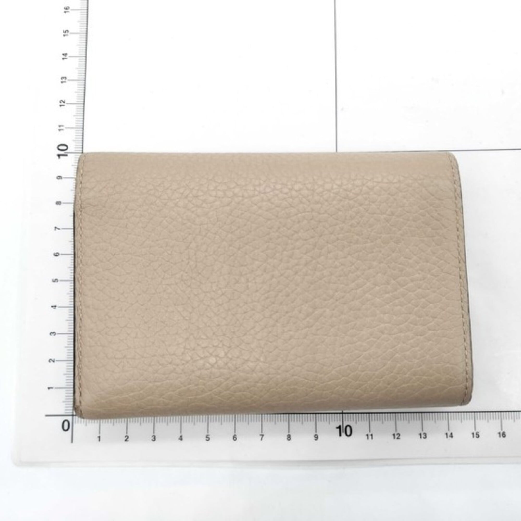 Louis Vuitton Beige Galle Wallet (Tri-Fold) (Pre-Owned)