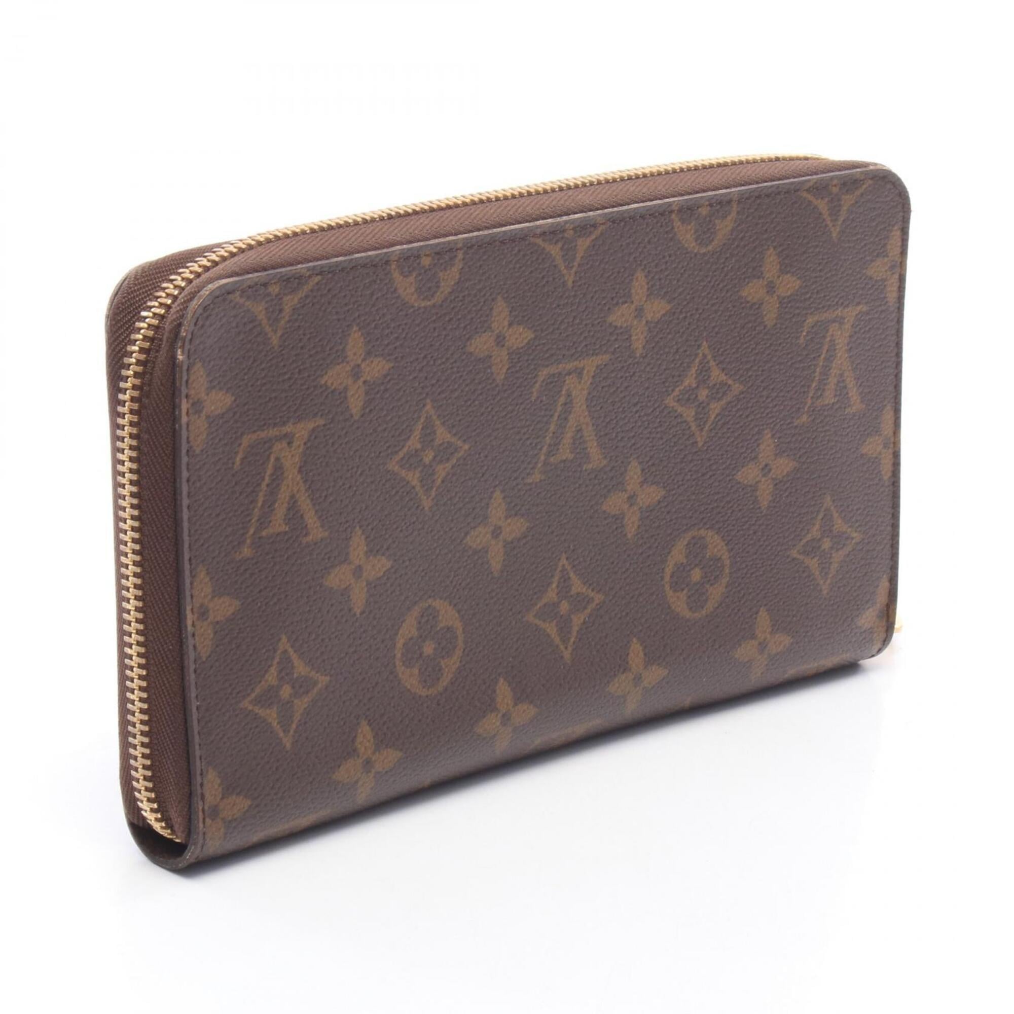 Louis Vuitton Brown Pvc Long Wallet (Bi-Fold) (Pre-Owned)
