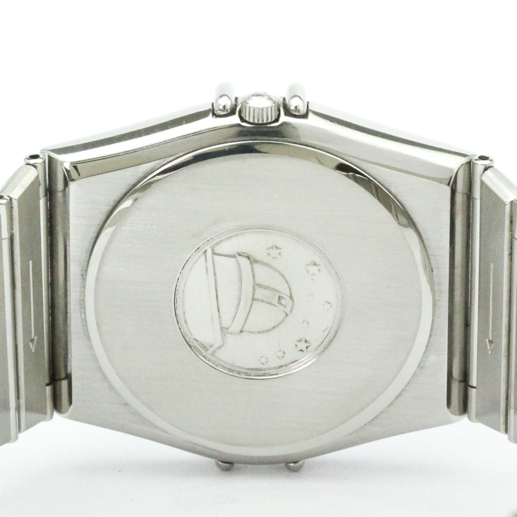 Omega Constellation Day Date Quartz Watch Stainless Steel Watch (Pre-Owned)