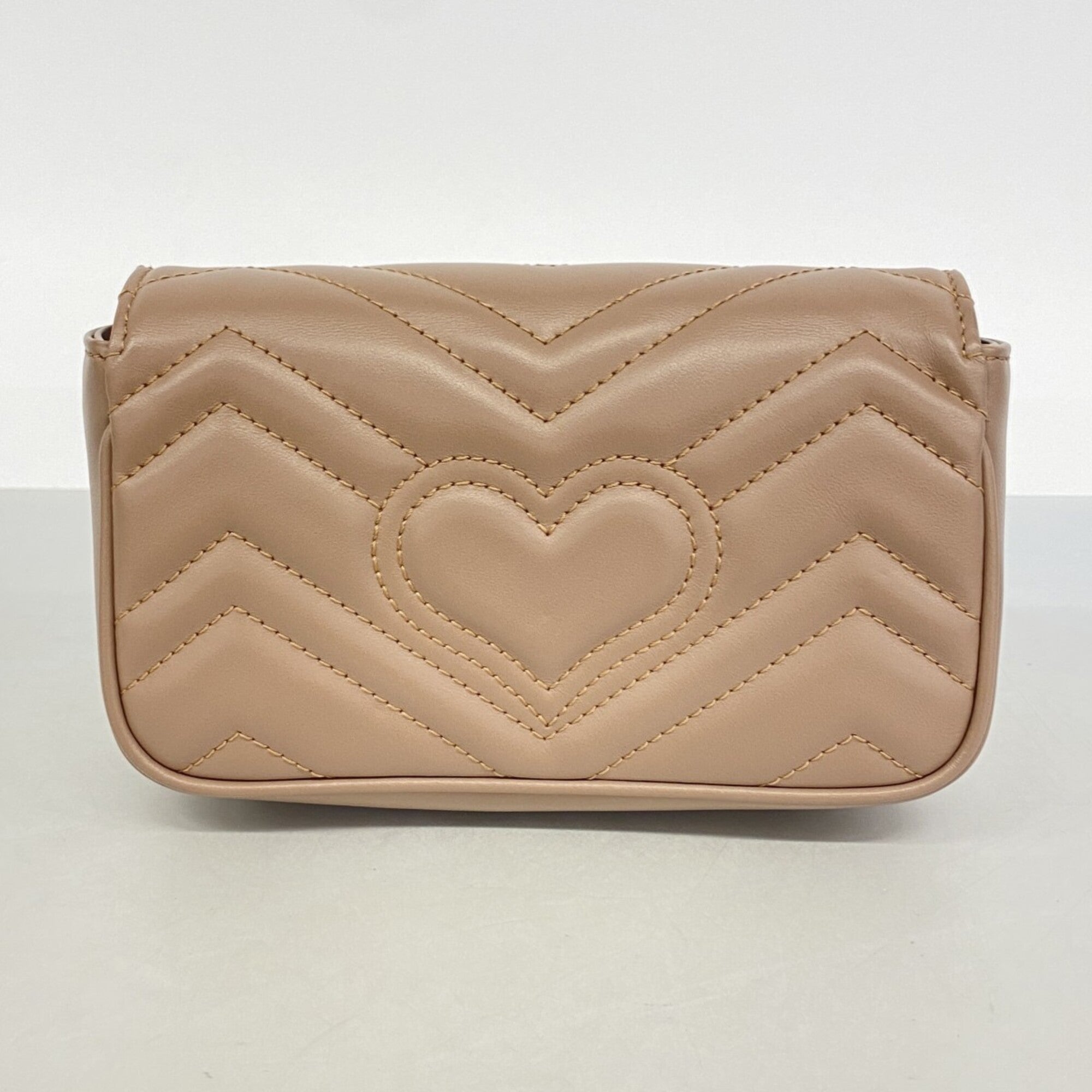 Gucci Brown Leather Shoulder Bag (Pre-Owned)