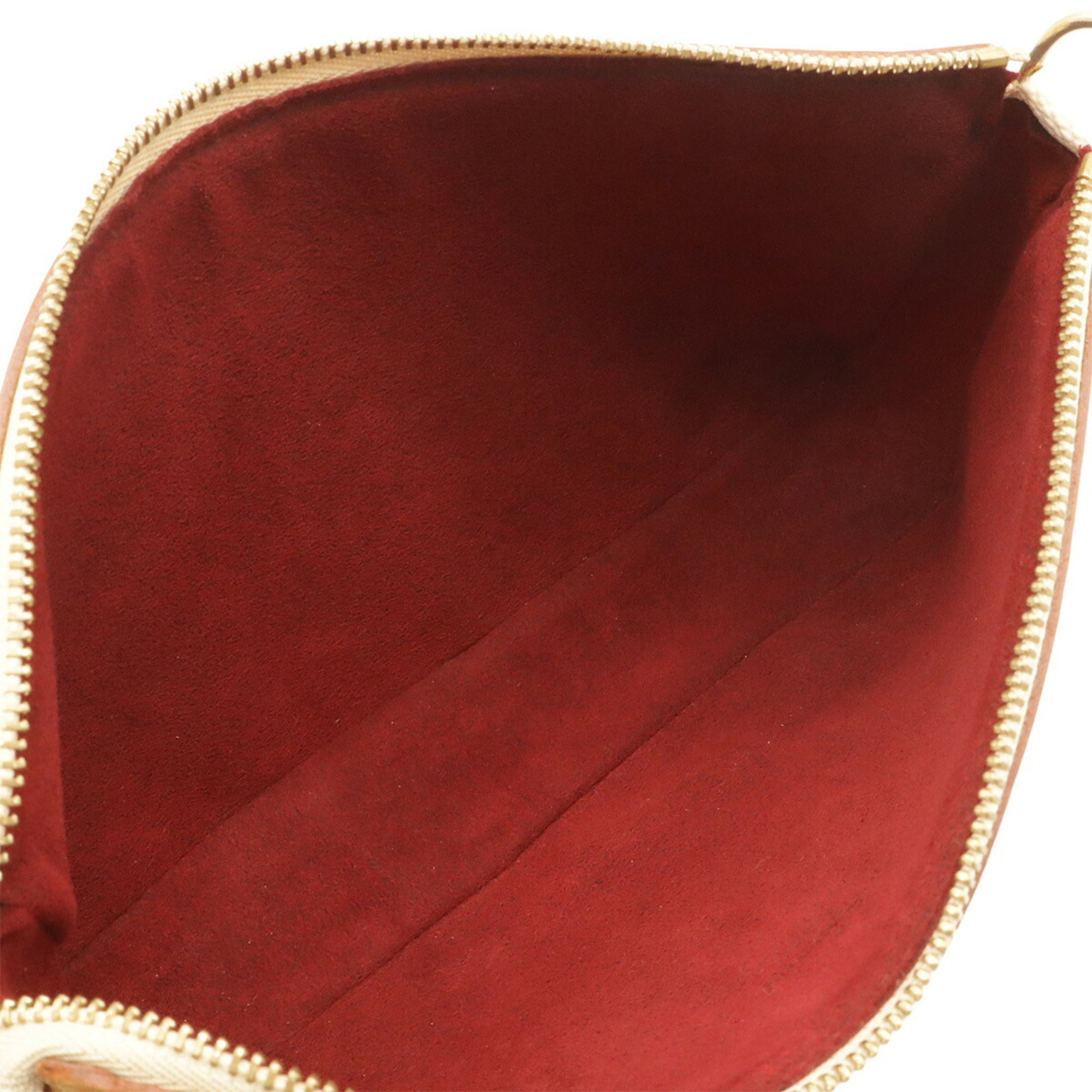 Louis Vuitton Blanc Monogram Canvas Pochette Pouch (Pre-Owned)