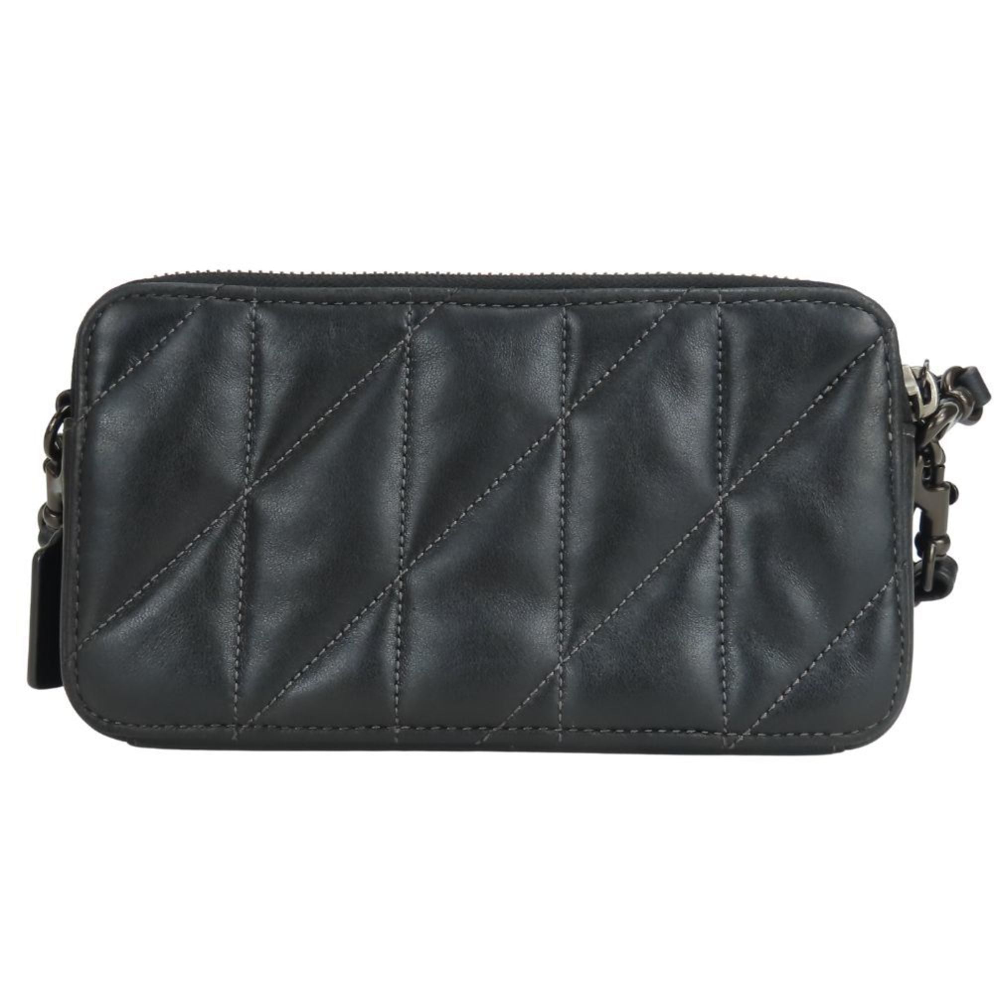 Coach Black Gauze Pochette Pouch Shoulder Bag (Pre-Owned)