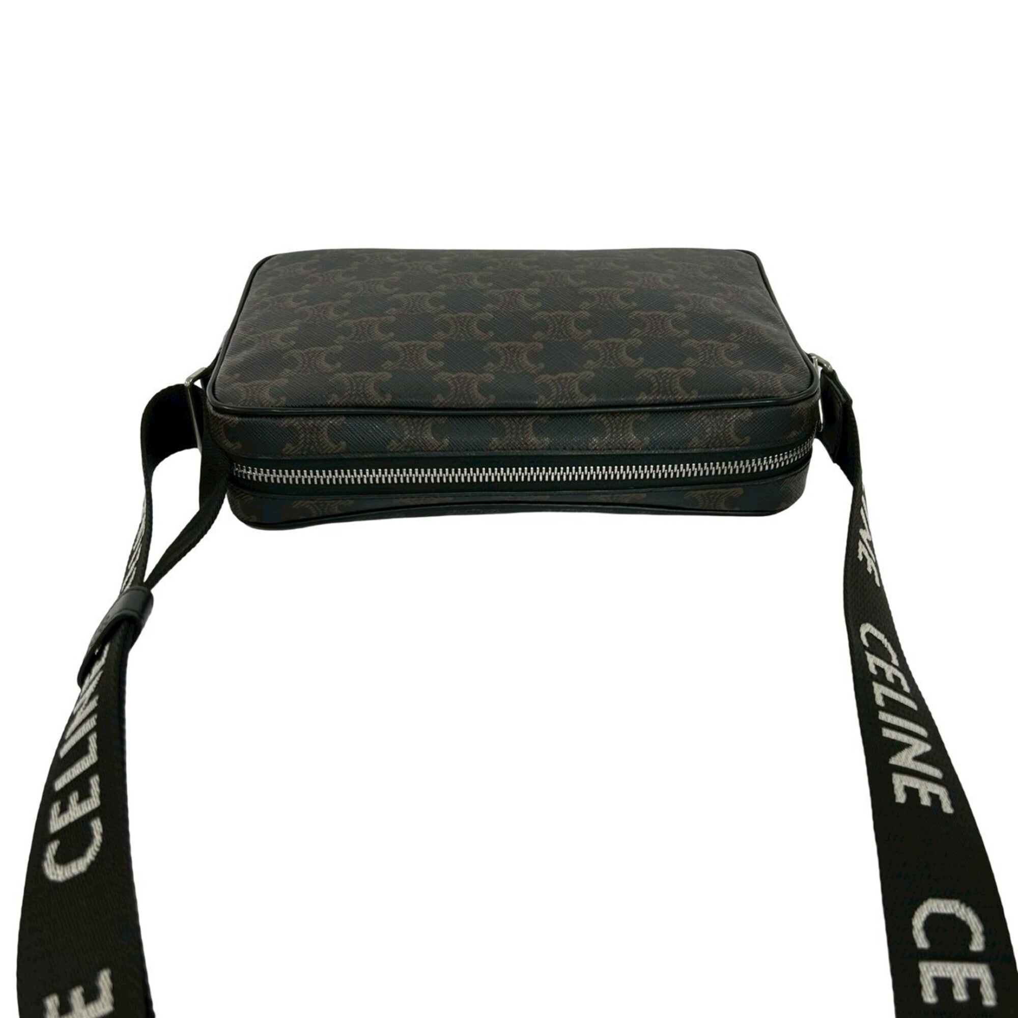 Celine Black Leather Pvc Shoulder Bag (Pre-Owned)
