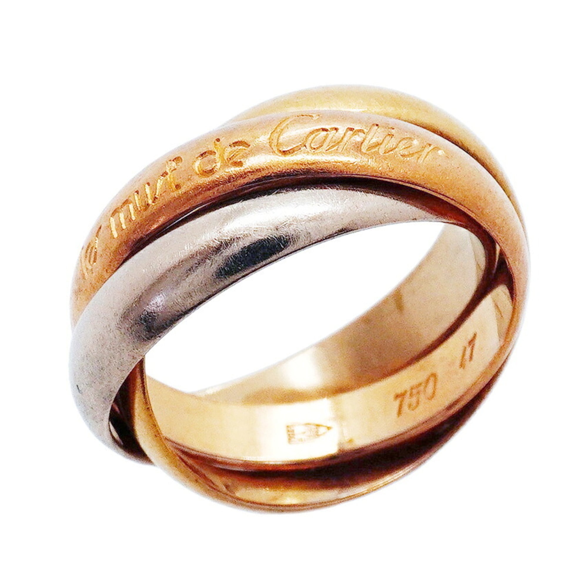 Cartier Yellow Gold (18K) Pink Gold (18K) White Gold (18K) Band Ring (Pre-Owned)