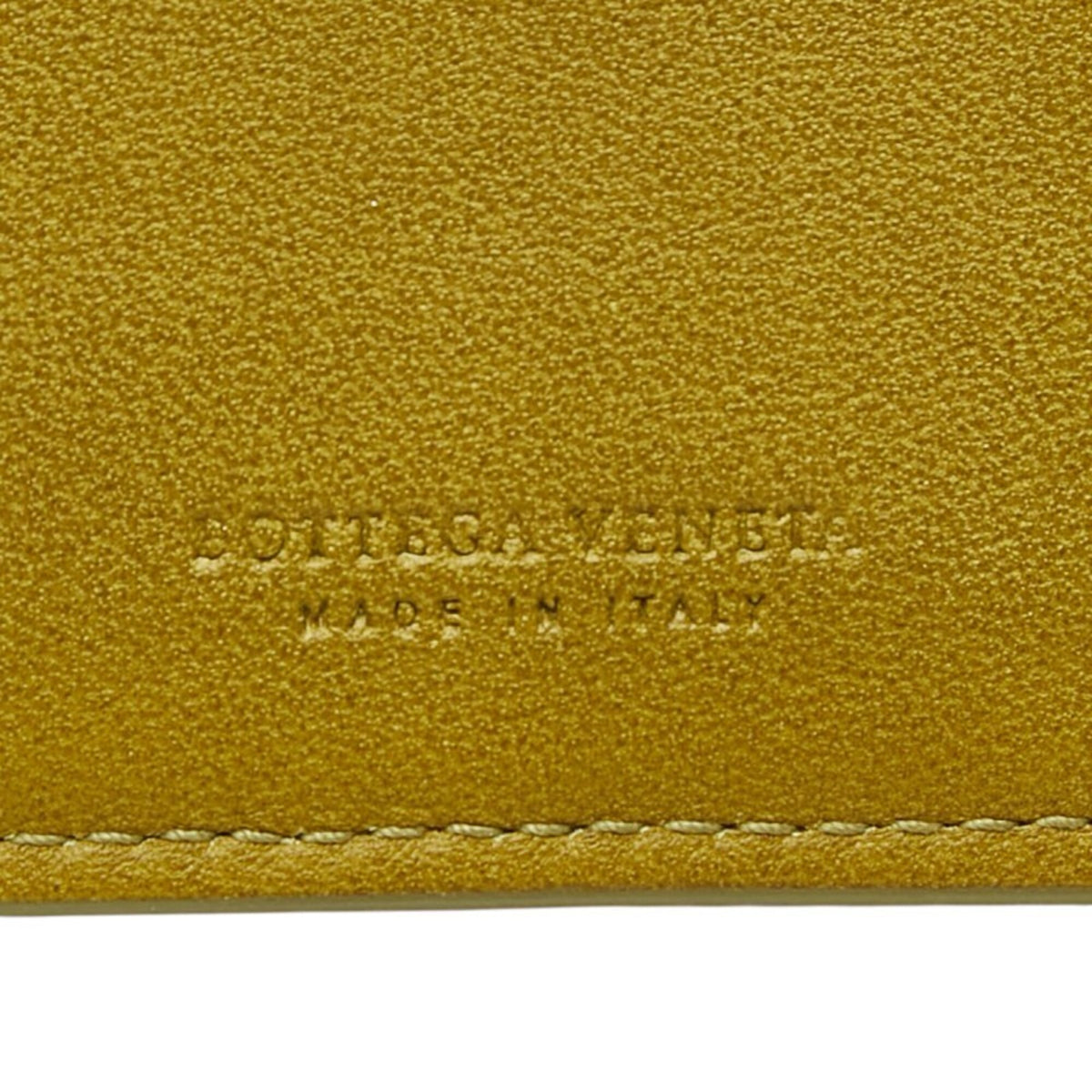 Bottega Veneta Green Intrecciato Long Wallet (Bi-Fold) (Pre-Owned)