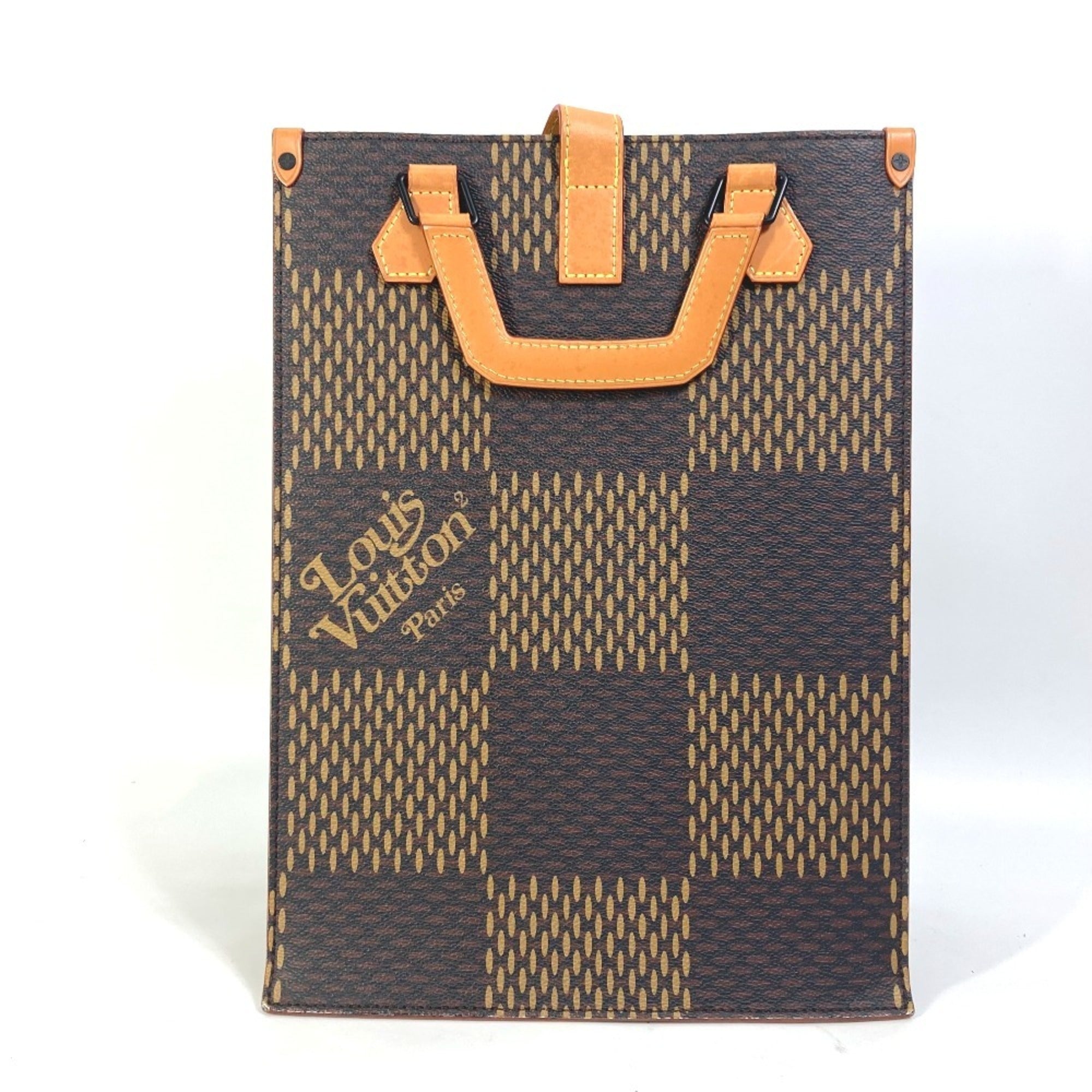 Louis Vuitton Brown Damier Canvas Damier Canvas Shoulder Bag Tote Bag (Pre-Owned)