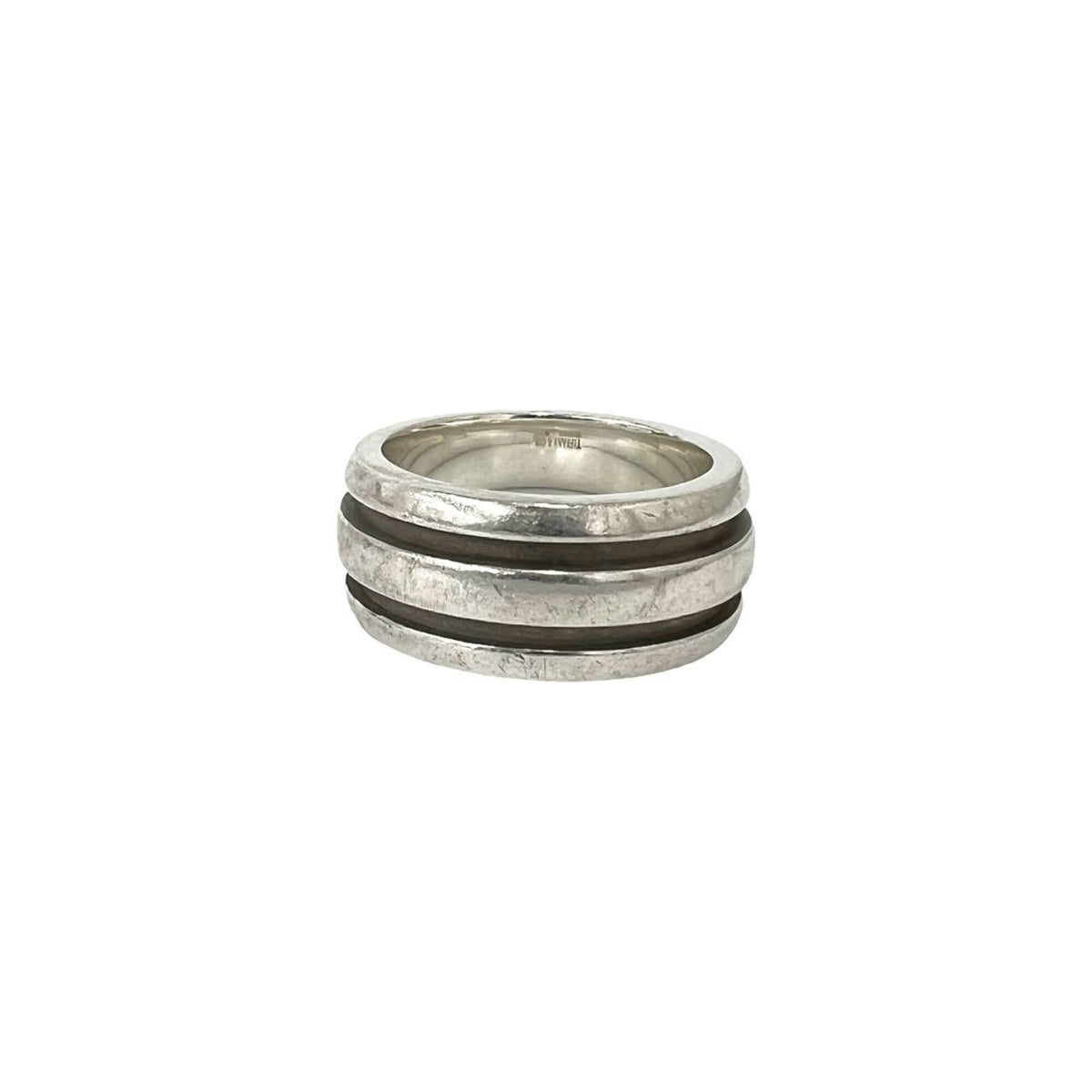 Tiffany Silver Silver 925 Band Ring (Pre-Owned)