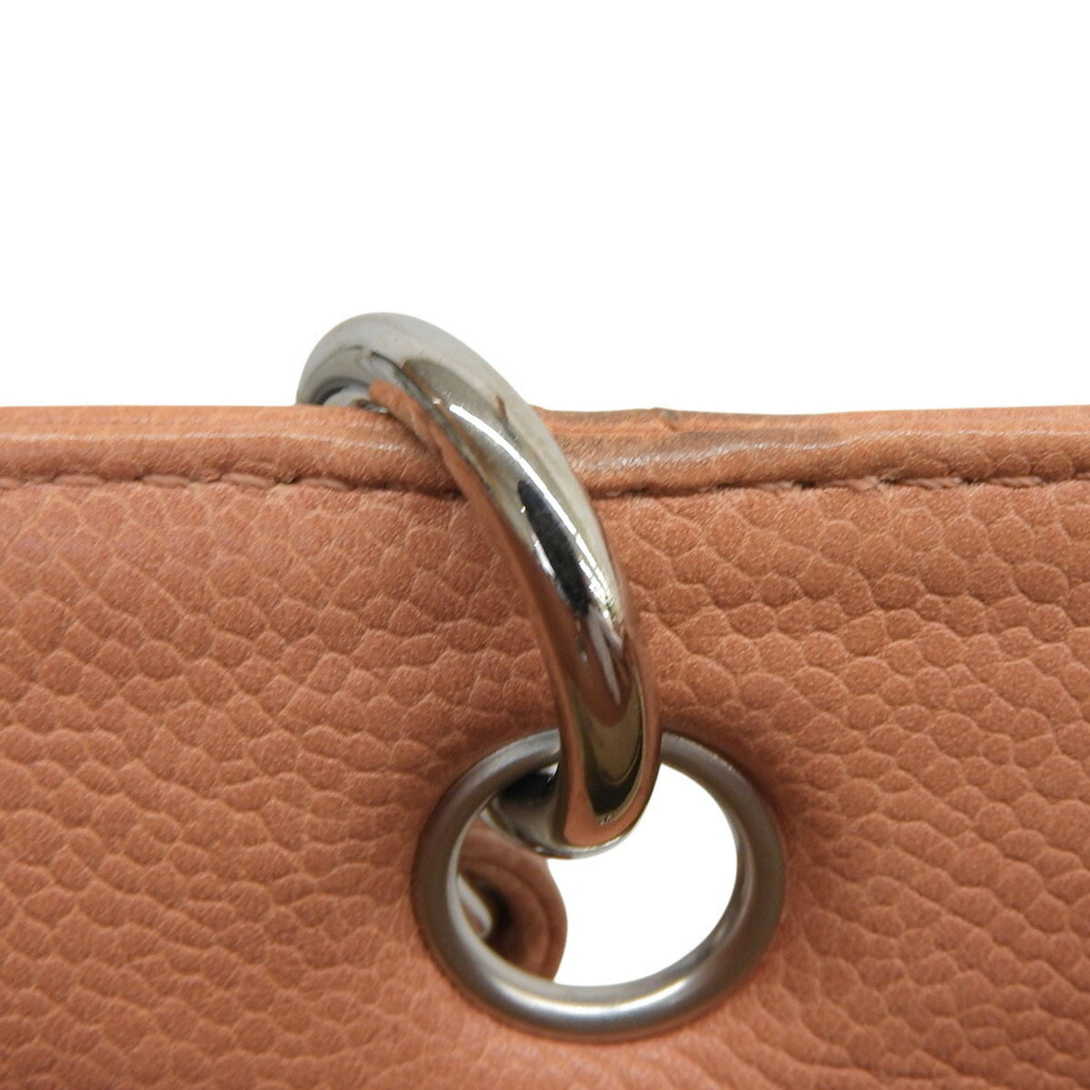 Chanel Salmon Pink Grained Calfskin Tote Bag (Pre-Owned)