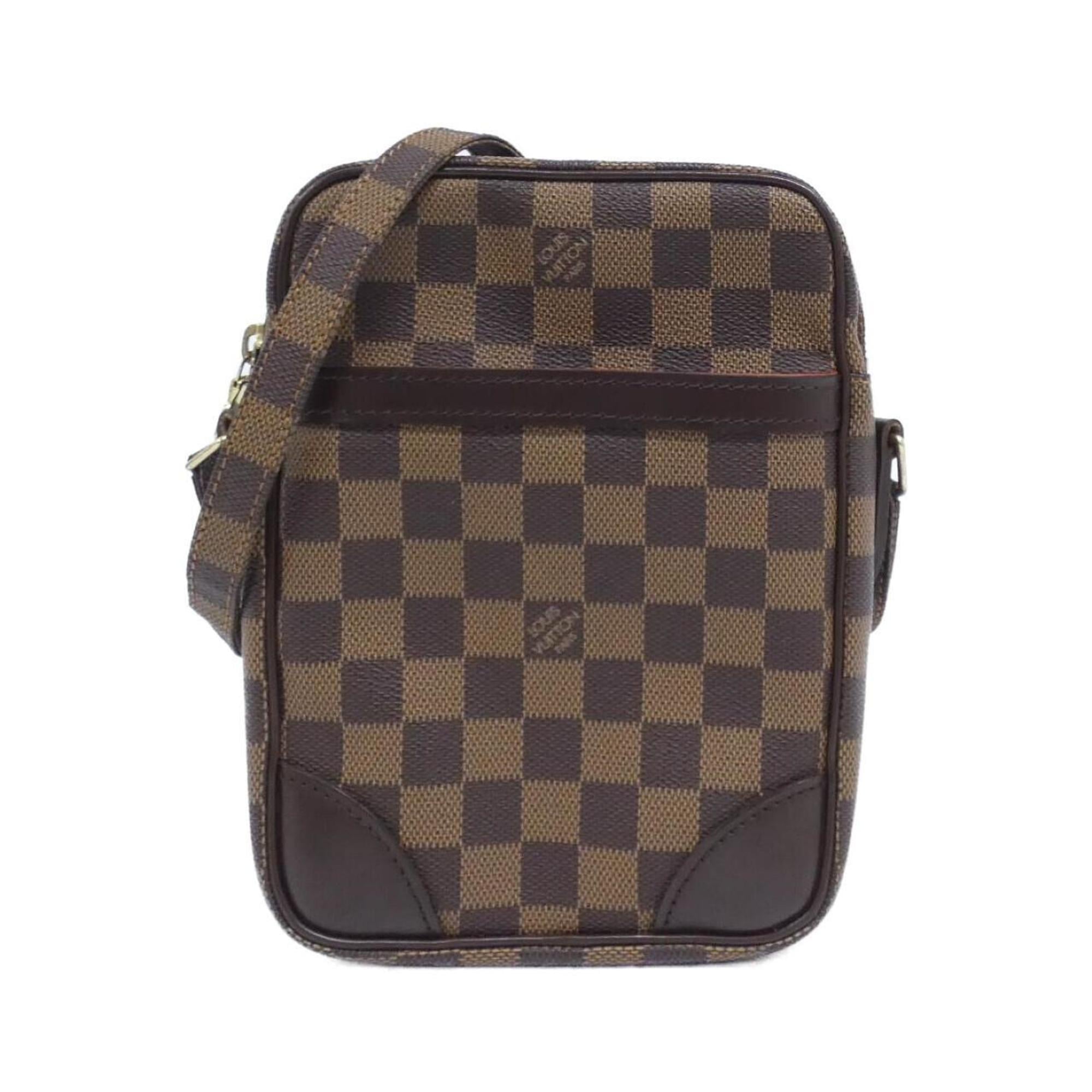 Louis Vuitton Ebene Coated Canvas Shoulder Bag (Pre-Owned)