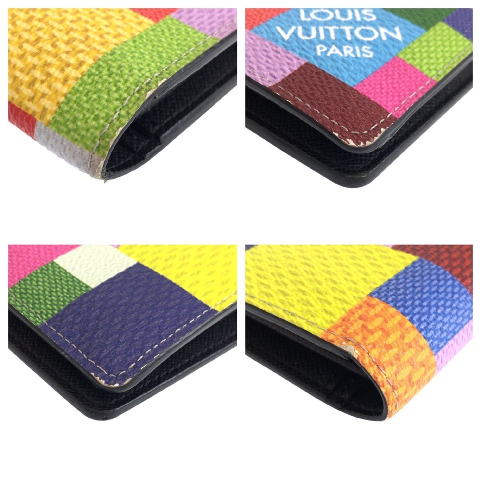 Louis Vuitton Damier Graphite Multi-Color Pvc Long Wallet (Bi-Fold) (Pre-Owned)
