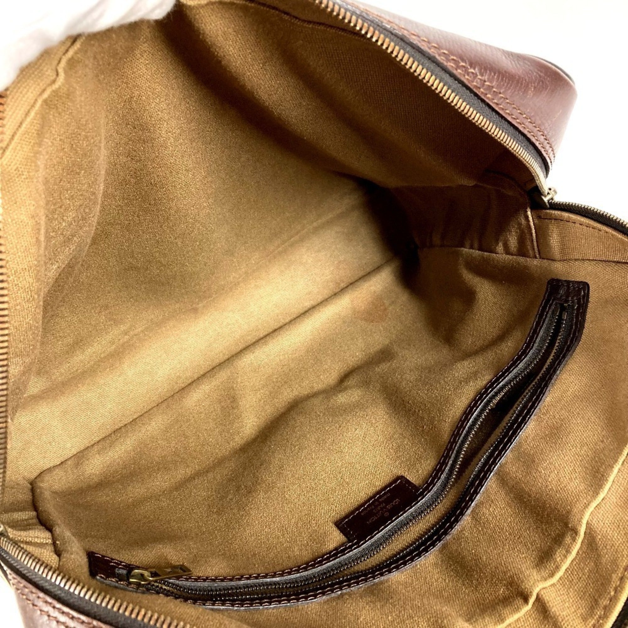 Louis Vuitton Brown Galle Utah Leather Leather Briefcase Handbag Tote Bag (Pre-Owned)