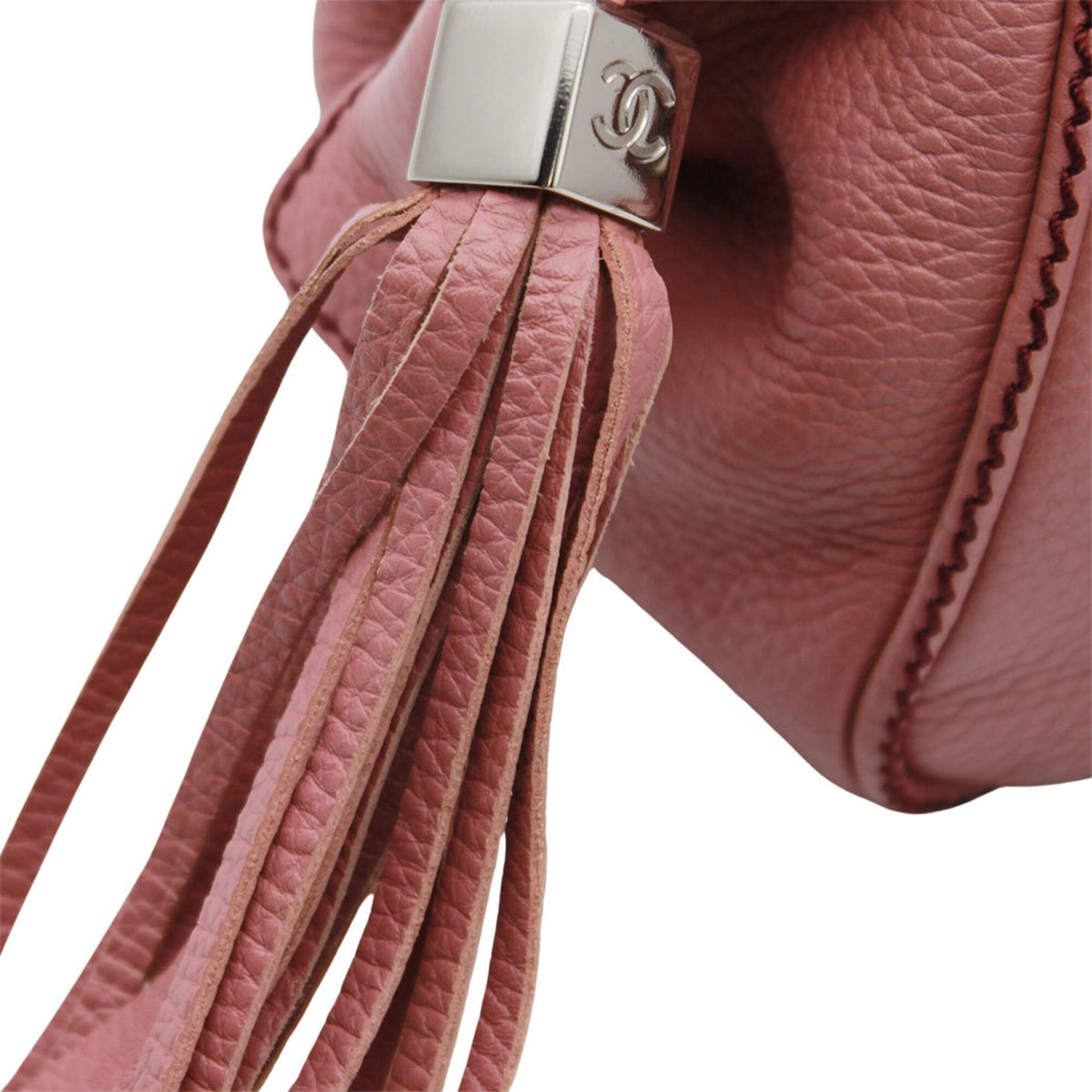 Chanel Pink Leather Handbag (Pre-Owned)