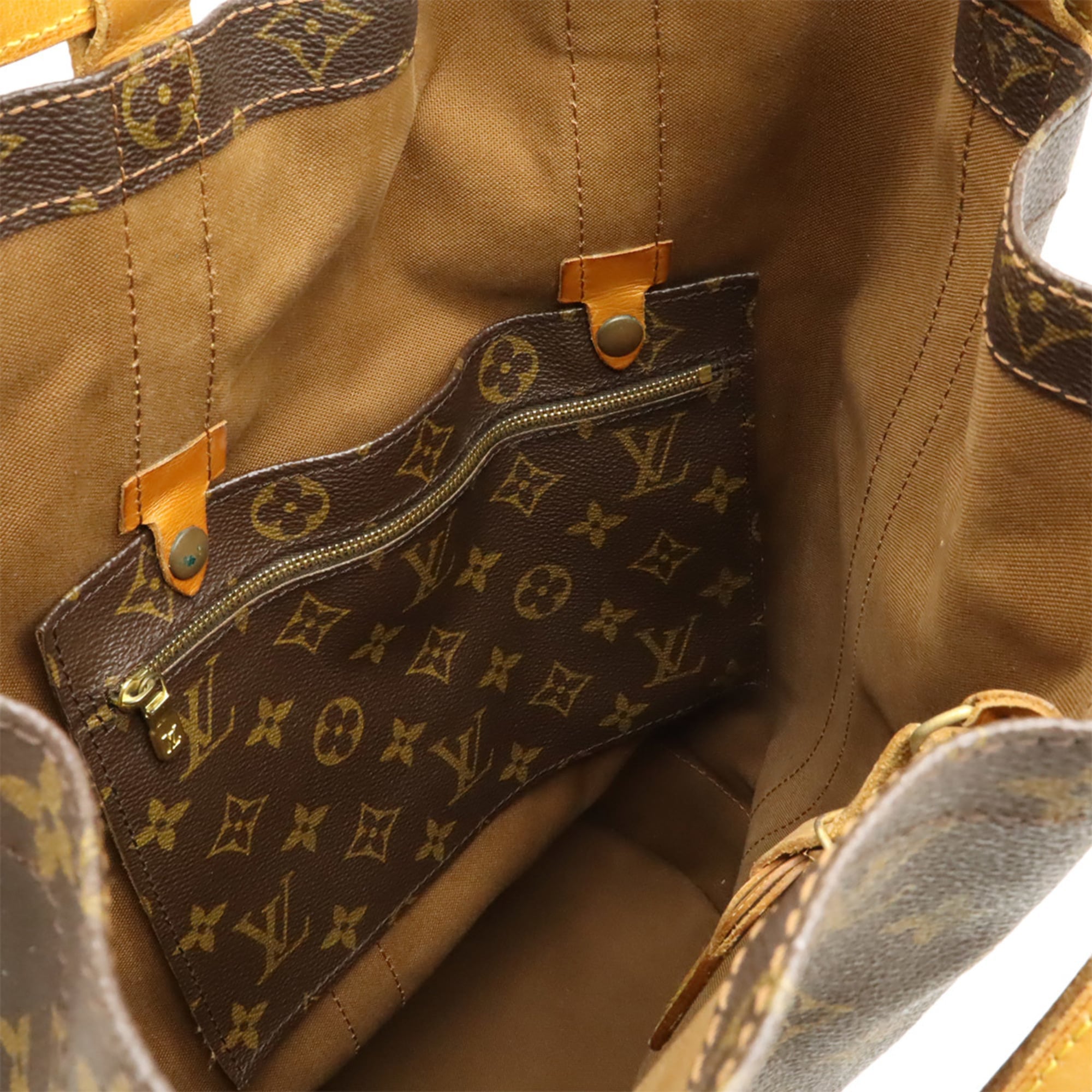 Louis Vuitton Brown Monogram Monogram Canvas Pvc Coated Canvas Shoulder Bag (Pre-Owned)