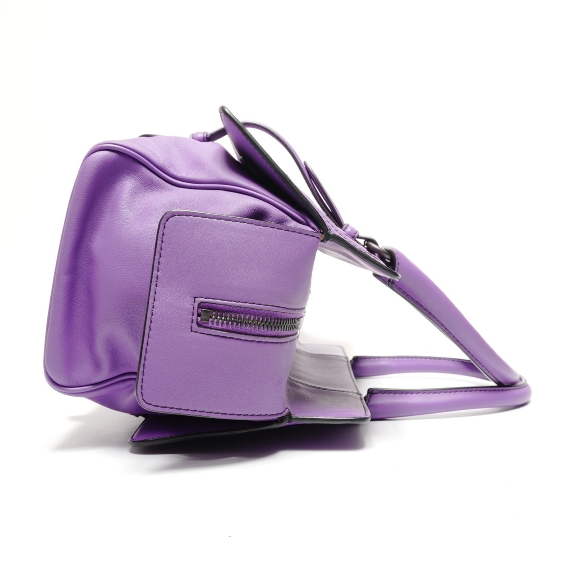 Bottega Veneta Intrecciato Purple Handbag (Pre-Owned)