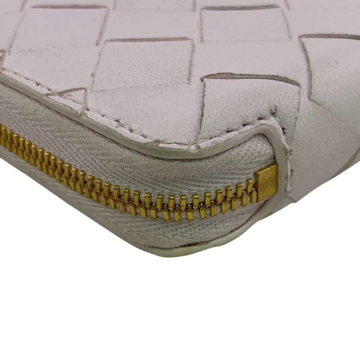 Bottega Veneta Pink Leather Long Bill Wallet (Bi-Fold) (Pre-Owned)