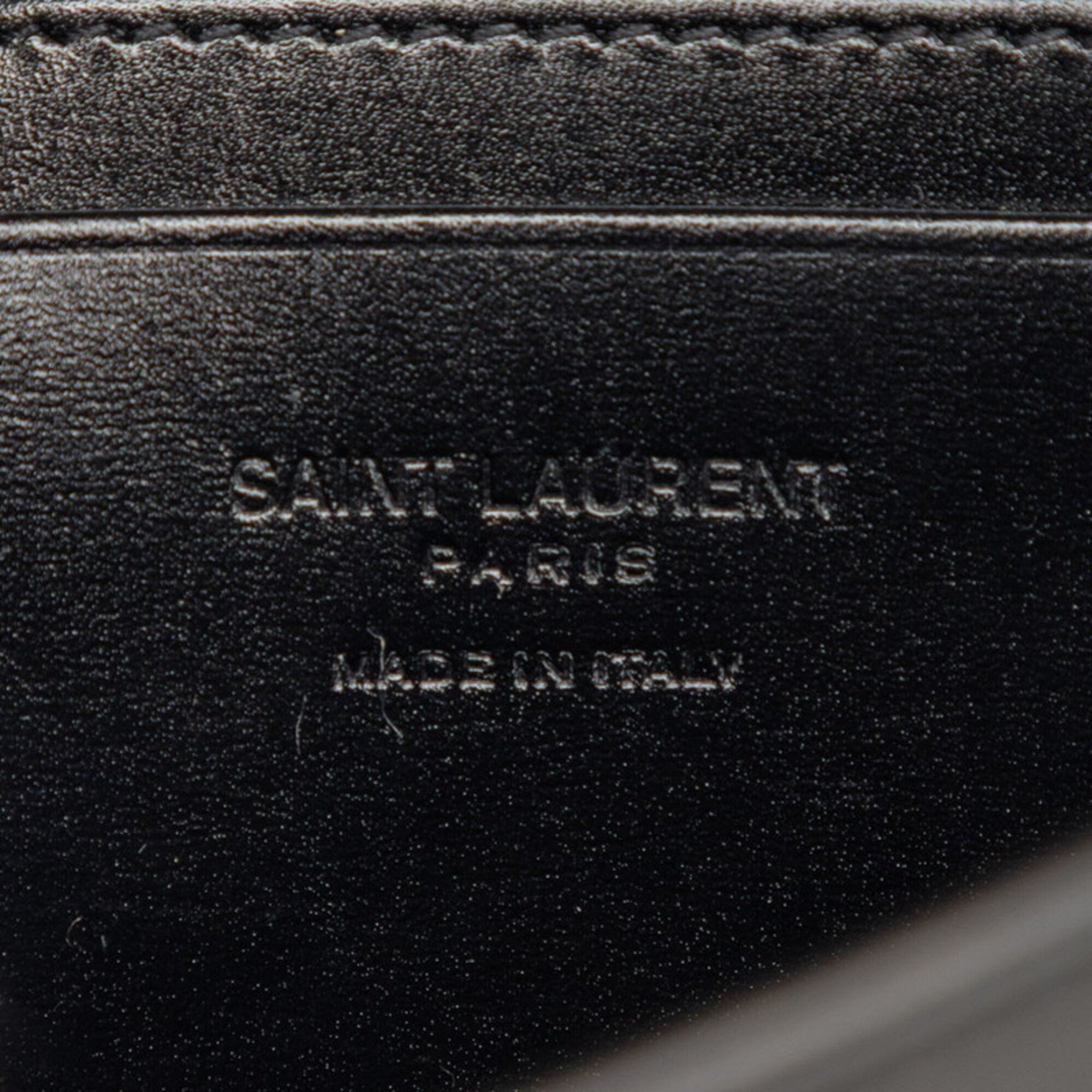 Saint Laurent Black Leather Shoulder Bag (Pre-Owned)