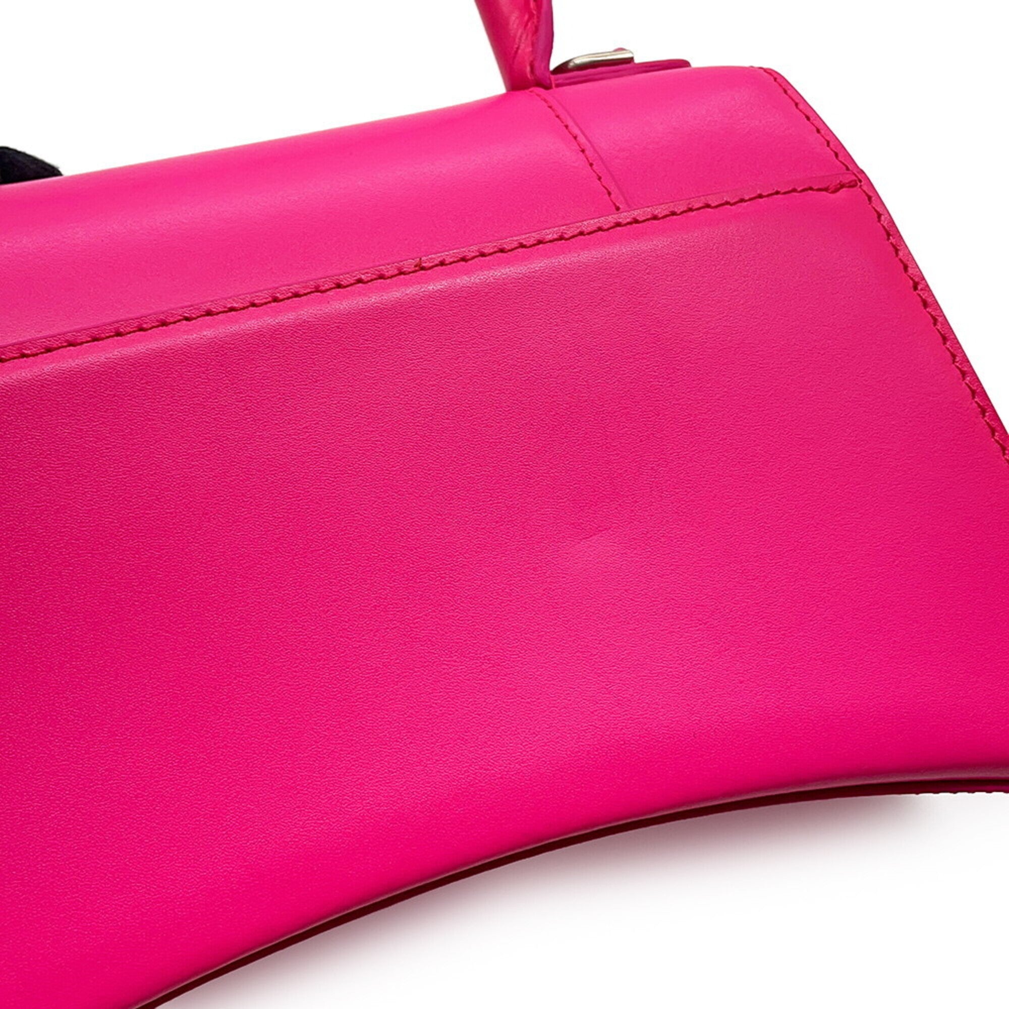 Balenciaga Pink Leather Handbag Shoulder Bag (Pre-Owned)